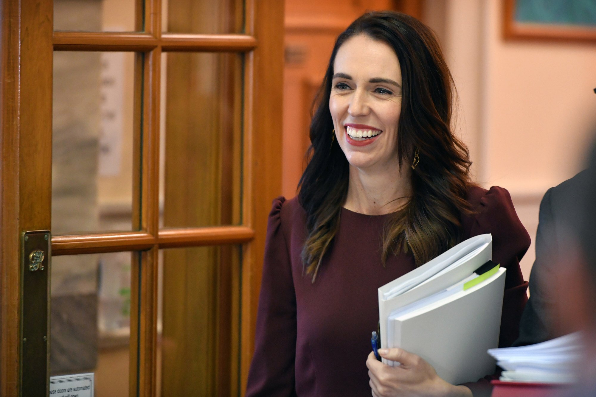 Jacinda Ardern has projected a thoughtful image during her time in office, even reducing her own salary in solidarity with other New Zealanders during the pandemic. Photo: Bloomberg