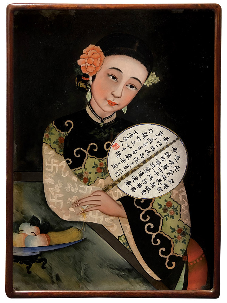 “Seated Woman with Fan”, part of the Mei Lin Collection on display at the UMAG exhibition. Photo: Courtesy of Rupprecht Mayer