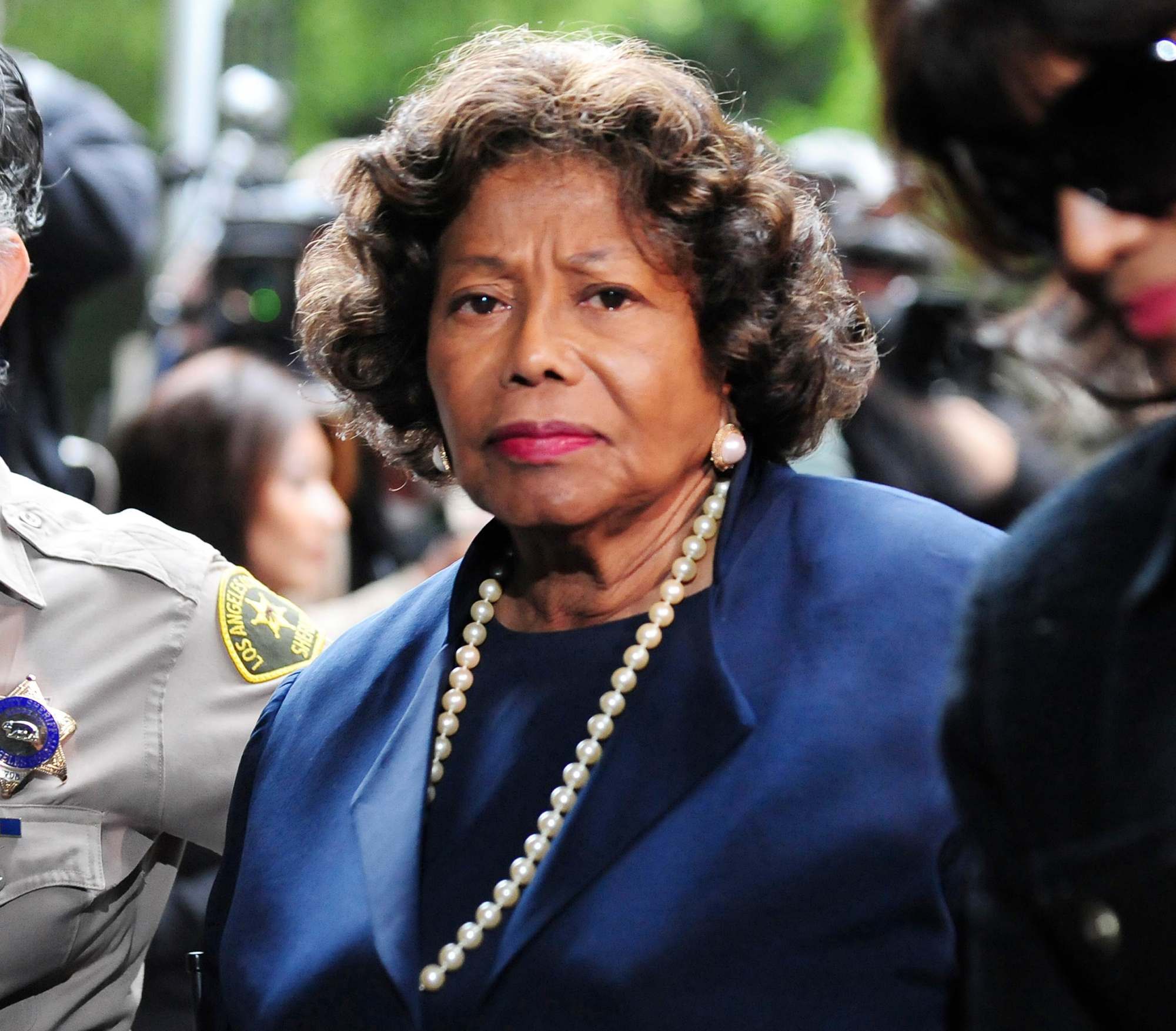 The family’s net worths ranked - Who’s the richest Jackson?   - The late Michael Jackson’s mother, Katherine, arrives at the courthouse for the sentencing of Dr. Conrad Murray. Photo: AFP