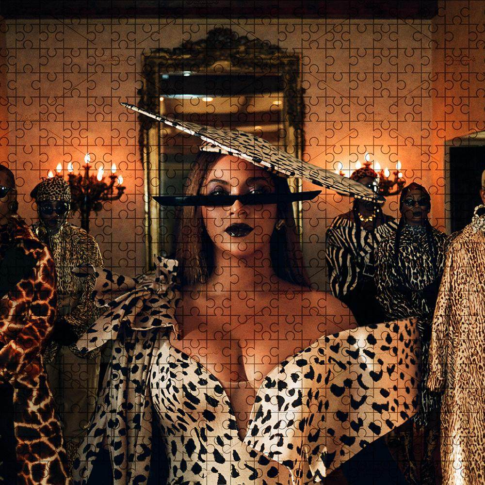 The 260-piece Black is King puzzle is a limited edition item from Beyoncé’s merchandise website. Photo: shop.beyonce.com