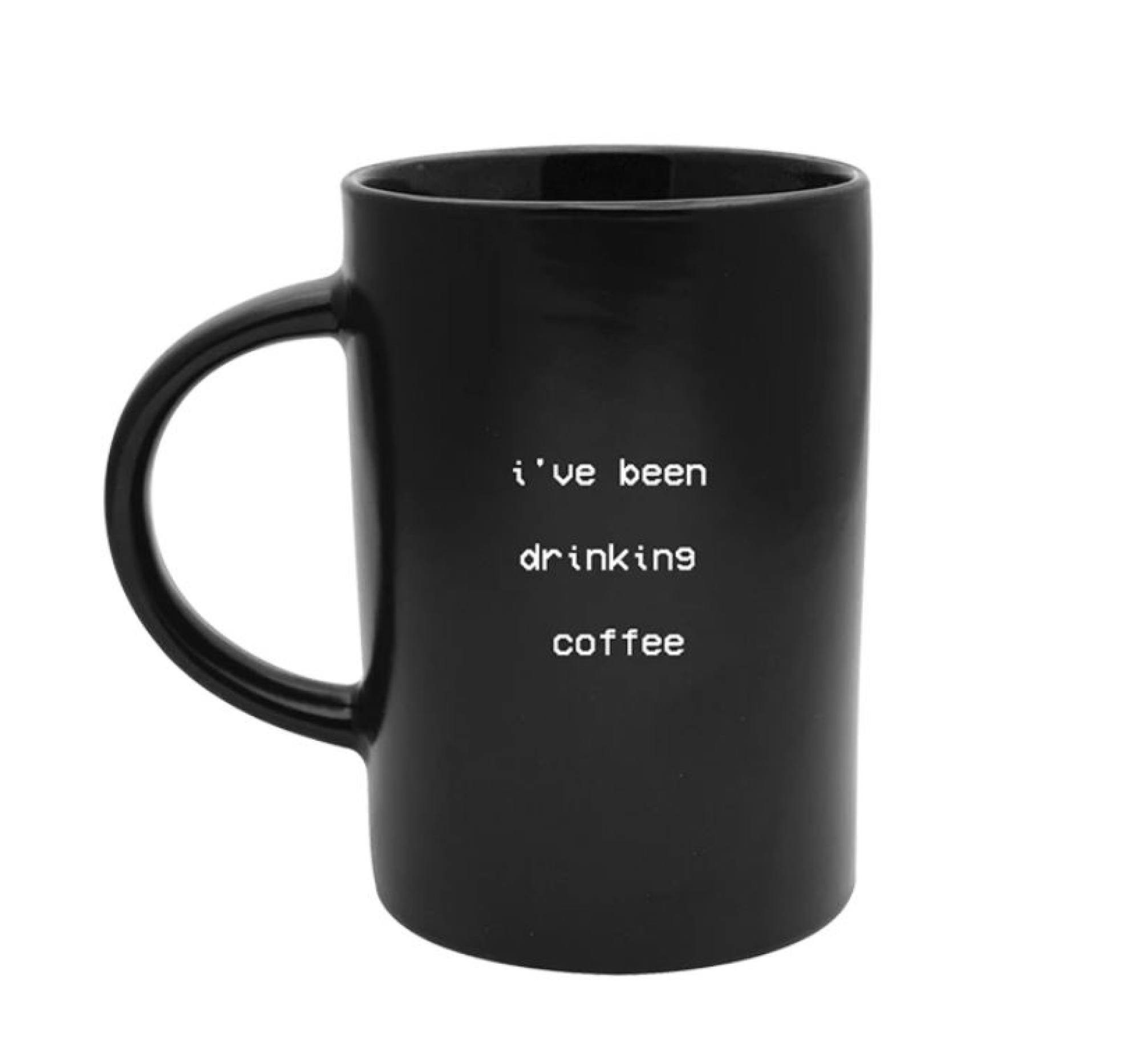 The “Been Drinking Coffee” mug from Ariana Grande’s merchandise website. Photo: shop.arianagrande.com