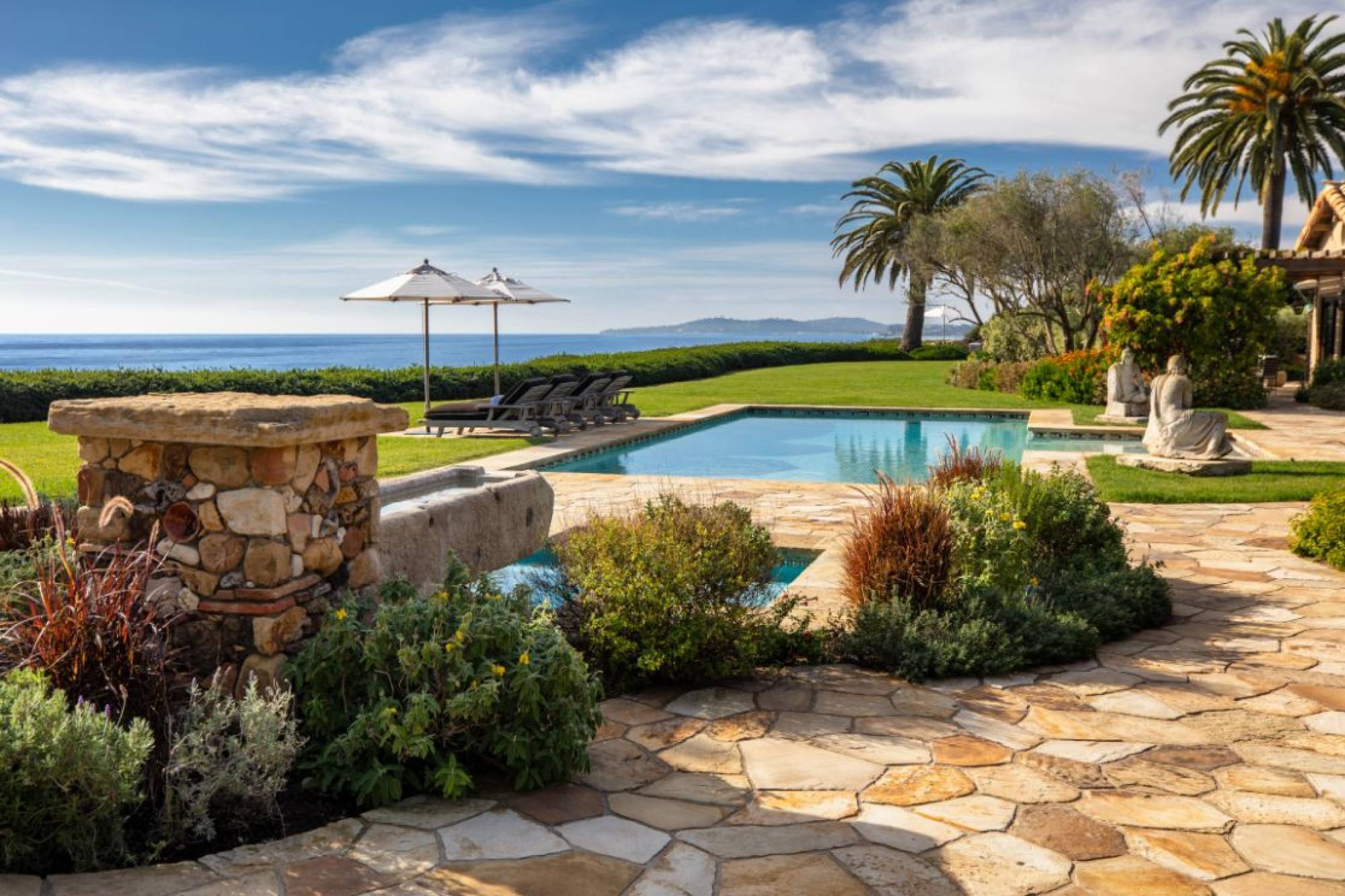 An ocean view pool at Sanctuary at Loon Point. Photo: Jim Bartsch