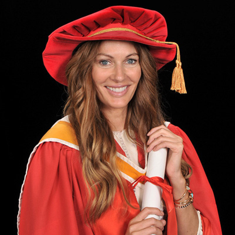 Kirsty was made an honorary Doctor of Arts by Staffordshire University. Photo: Staffordshire University