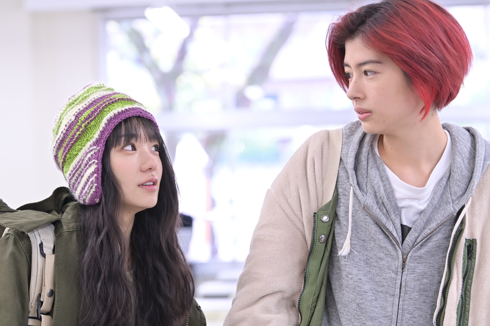 Nao (left) and Yui Sakuma in a still from Eternally Younger Than Those Idiots.