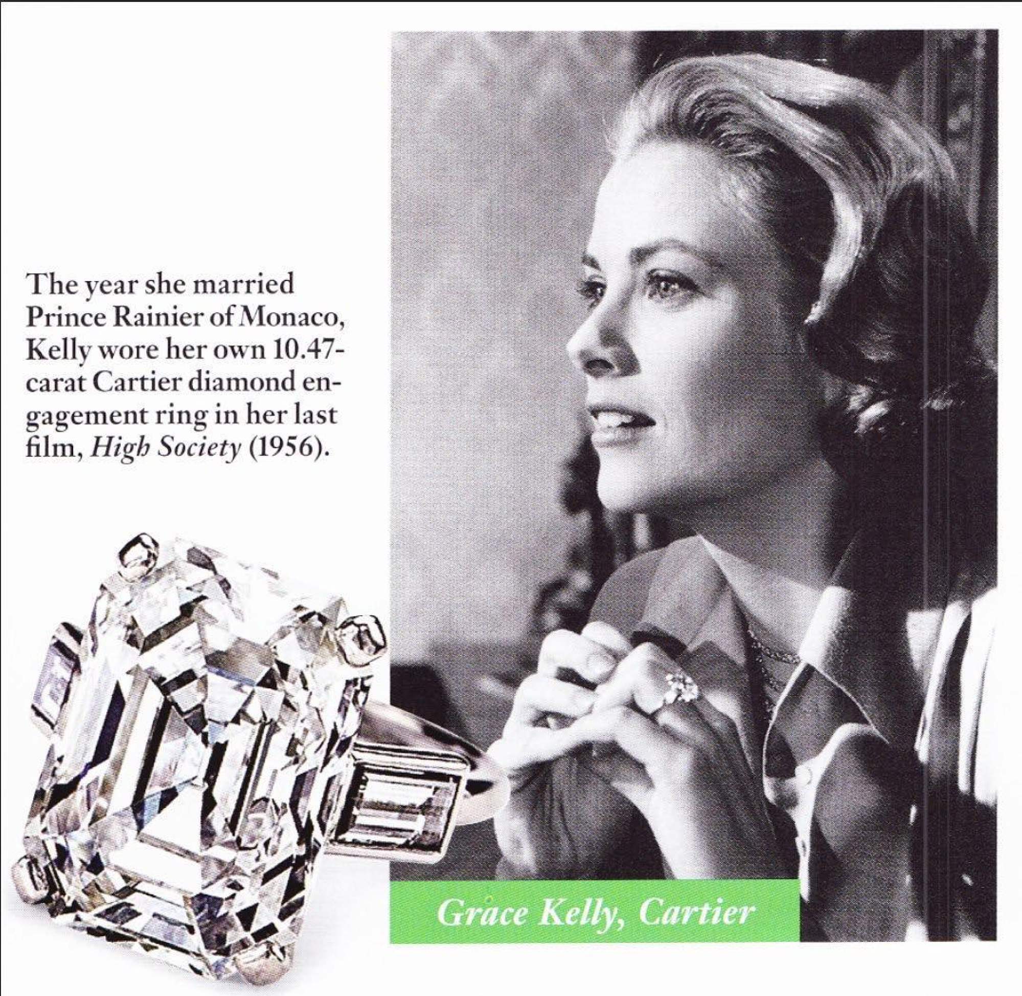 Kelly wore the ring on her last film, High Society. Photo: @elegante_brillante/Instagram