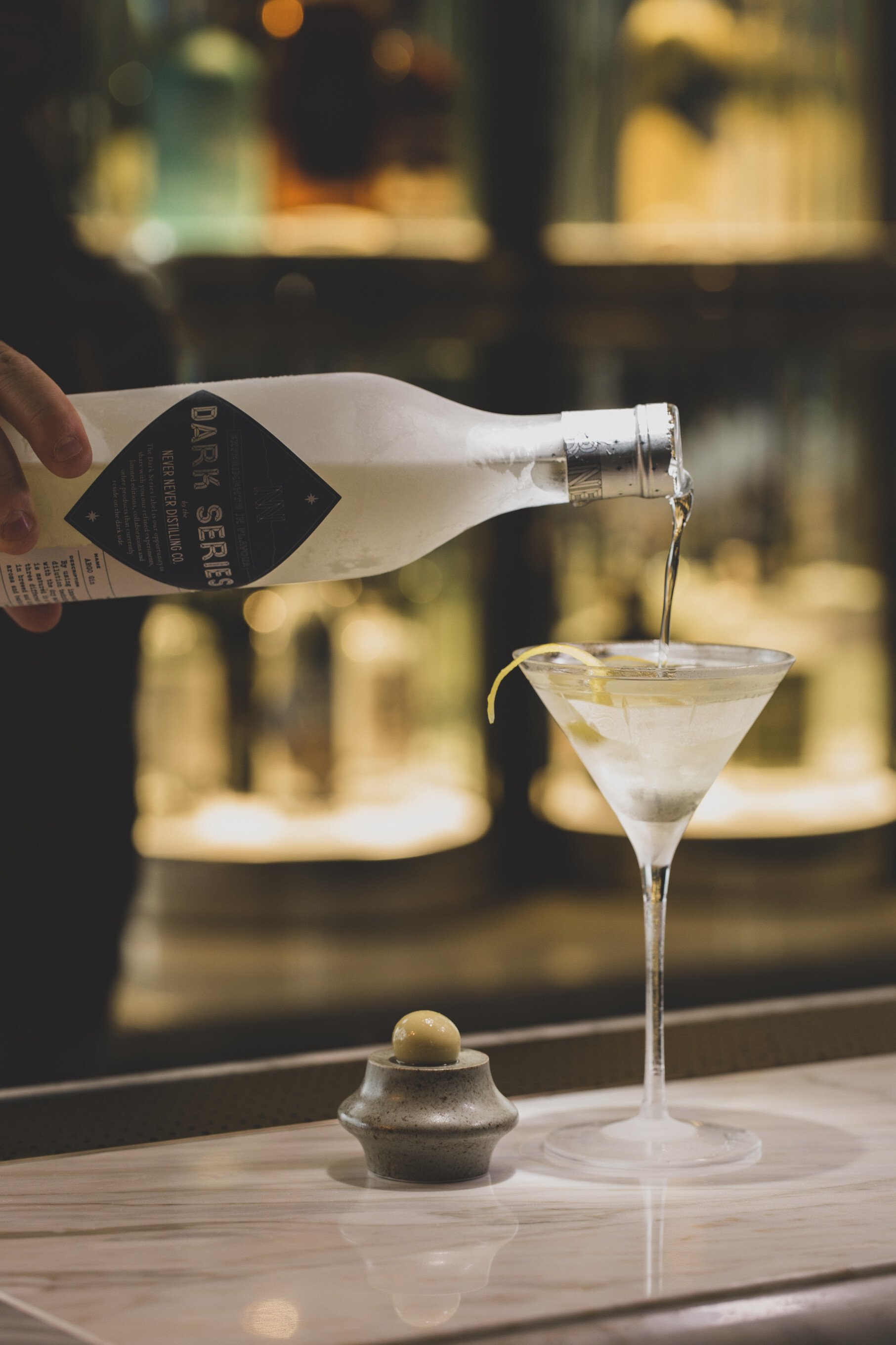The Argo Martini, made with the bar’s signature gin and seasonal hydrosols – just one of the signature versions of the classic cocktail offered by Hong Kong bars. Photo: Handout
