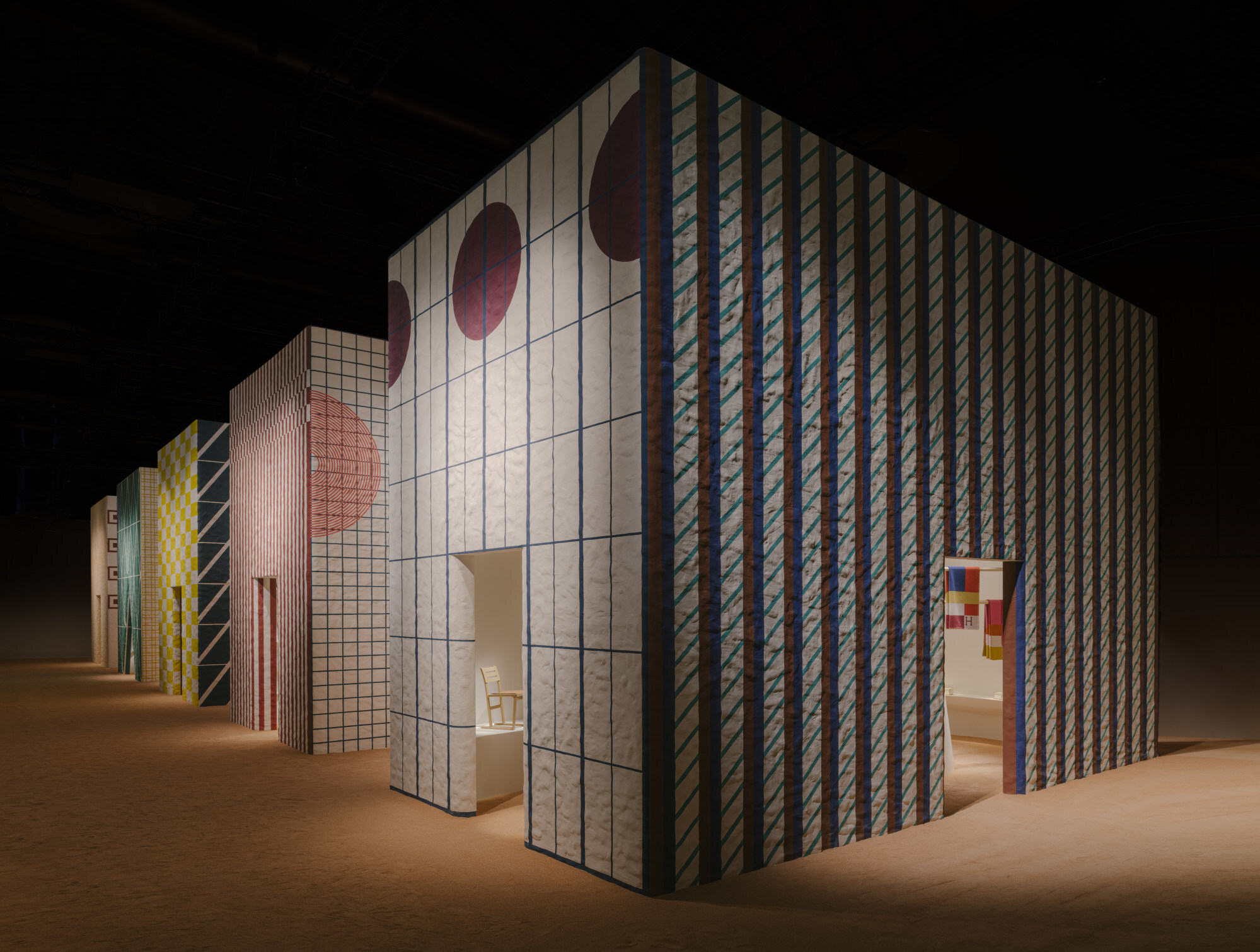 Hermès’ homeware display at Milan Design Week. Photo: Hermès/Maxime Verret