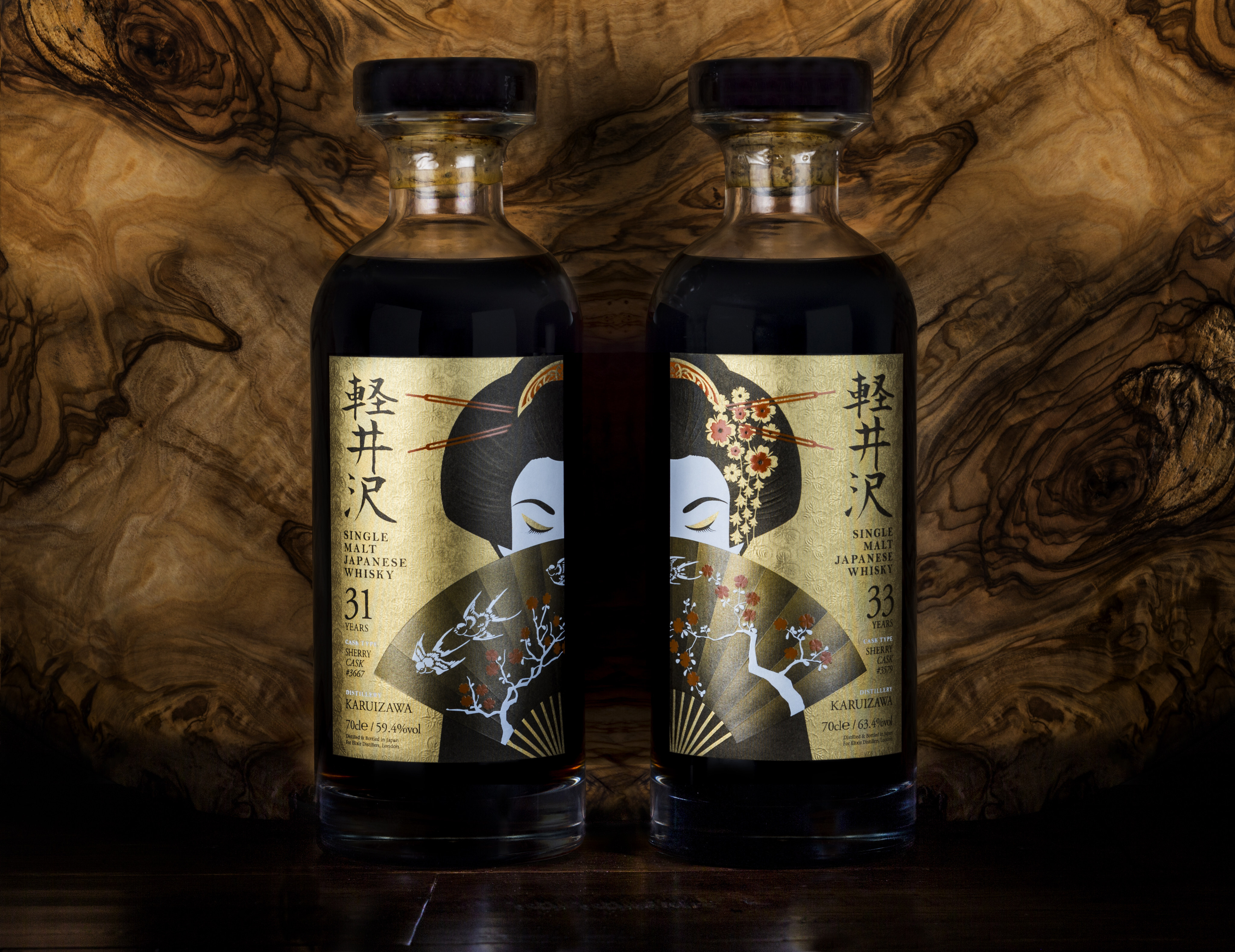 Karuizawa, one of Japan’s most famous whiskies, is one example of a distiller producing series of bottles to appeal to the growing collector’s market. Photo: Karuizawa