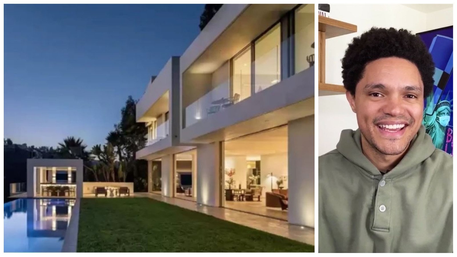 Trevor Noah’s US$30 million luxury abode is now on sale. Photos: realtor.com, @Trevornoah/Twitter