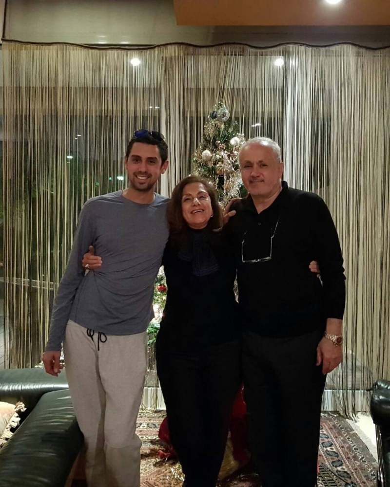 Nayel Nassar, who recently married Bill Gates’ daughter Jennifer Gates, with his parents. Photo: @nayelnassar/Instagram