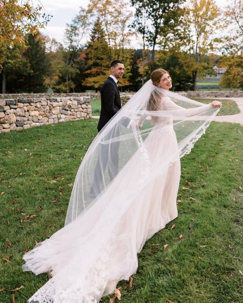 Priyanka Chopra wore her backless white wedding reception gown with a  crystal cape