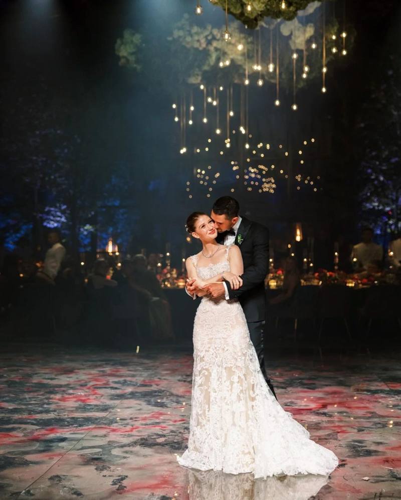 Priyanka Chopra's wedding gown had 11,632 Swarovski crystals. See