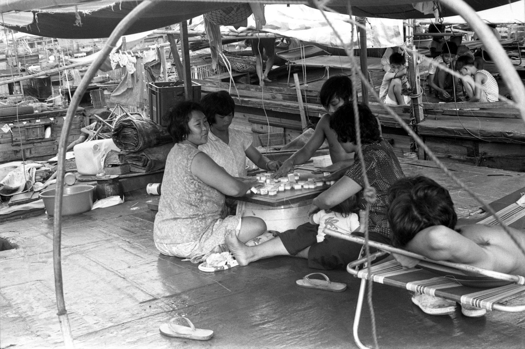 Hongkongers have always loved mahjong, and a typhoon-induced citywide shutdown is often the cue to break out a set of tiles for some games. Photo: SCMP
