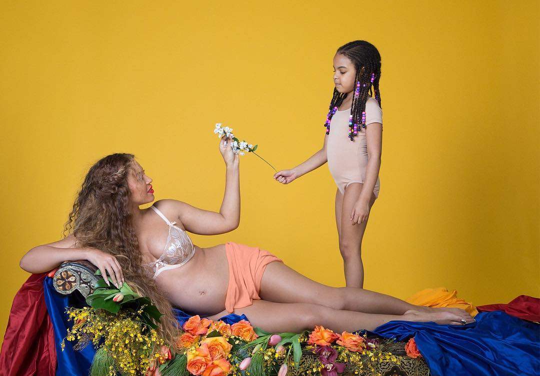 Beyoncé and daughter Blue Ivy ... a millionaire already? Photo: @iblueivy/Instagram