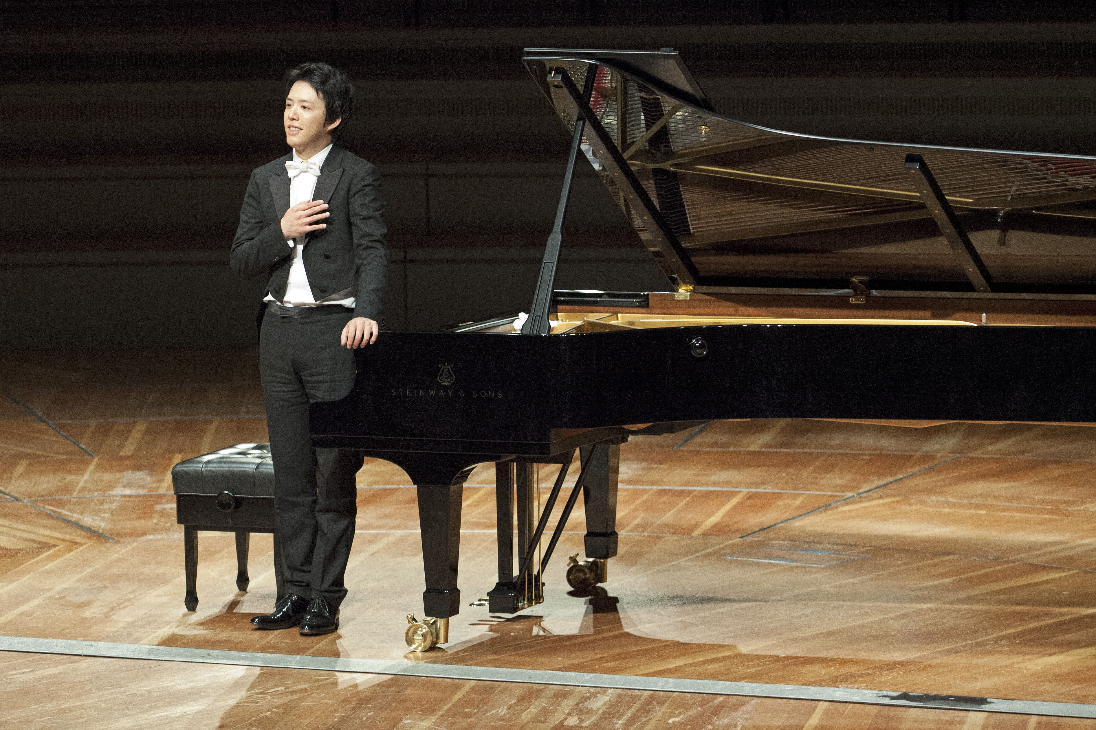 Chinese pianist Li Yundi at a performance in Berlin, Germany. Photo: Getty Images