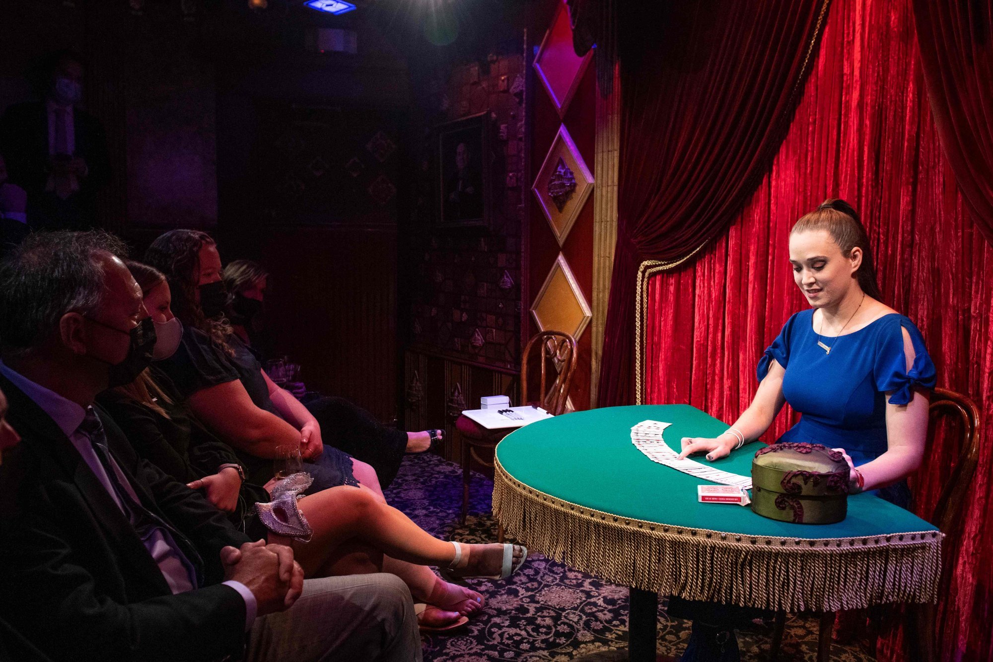Drescher performs at the Magic Castle. Photo: AFP