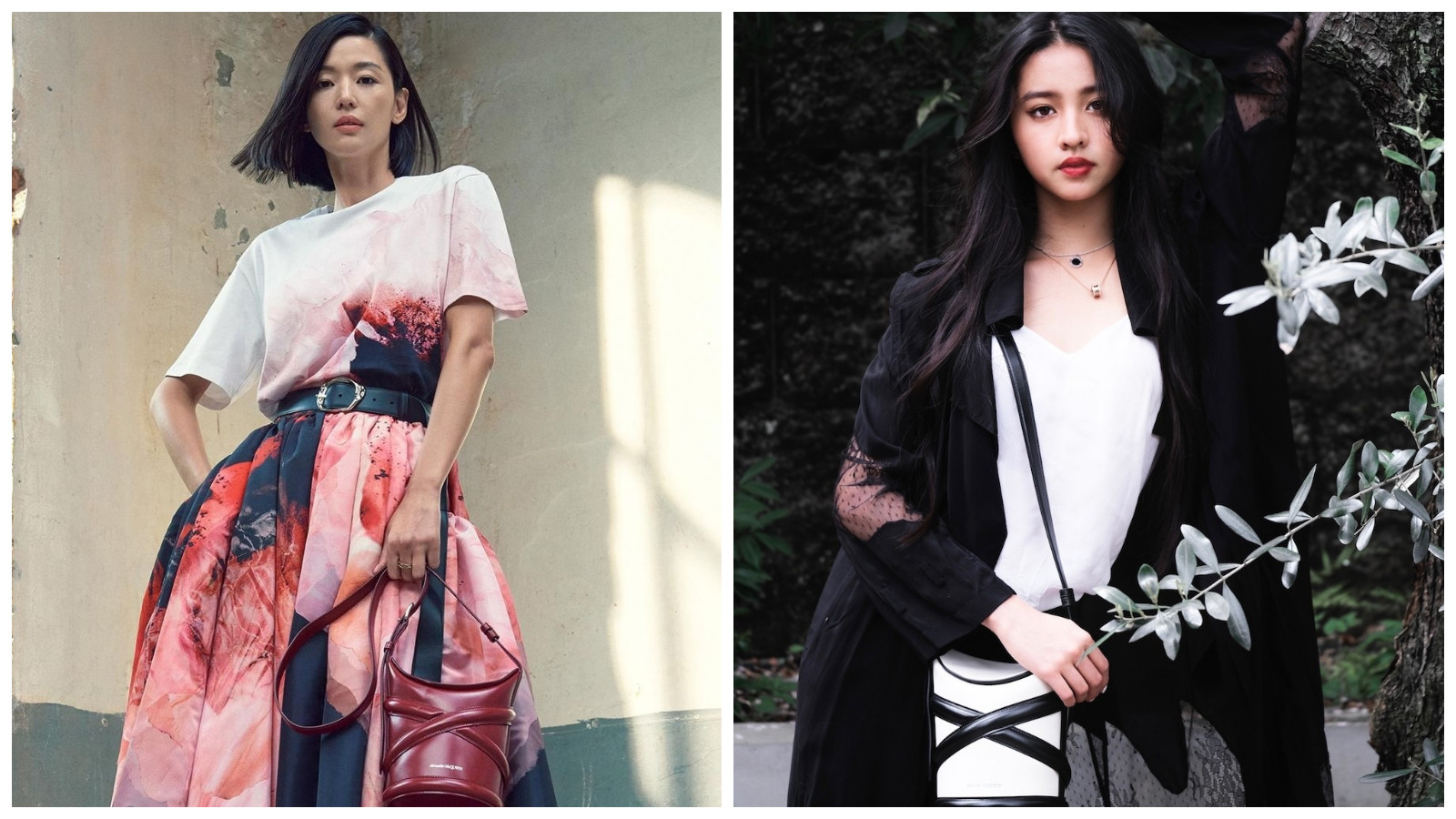 K-drama actress Jun Ji-hyun and Japanese model Kōki are just two stars who are fans of Alexander McQueen’s Curve bag. Photos: @alexandermcqueen/Instagram