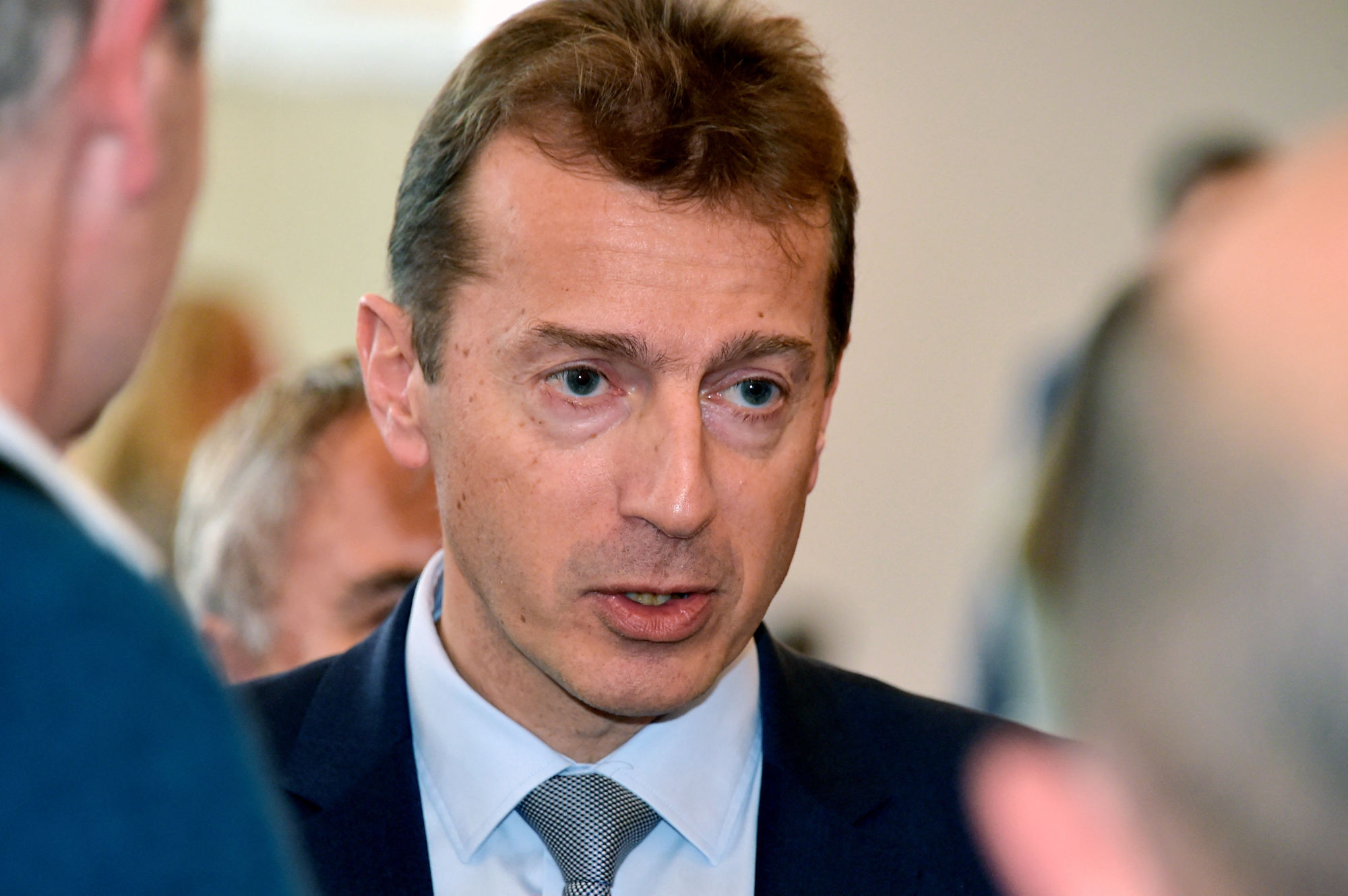 Guillaume Faury, Airbus chief executive, has warned that governments could restrict flights if air travel doesn’t become more sustainable. Photo: Pascal Pavani/AFP