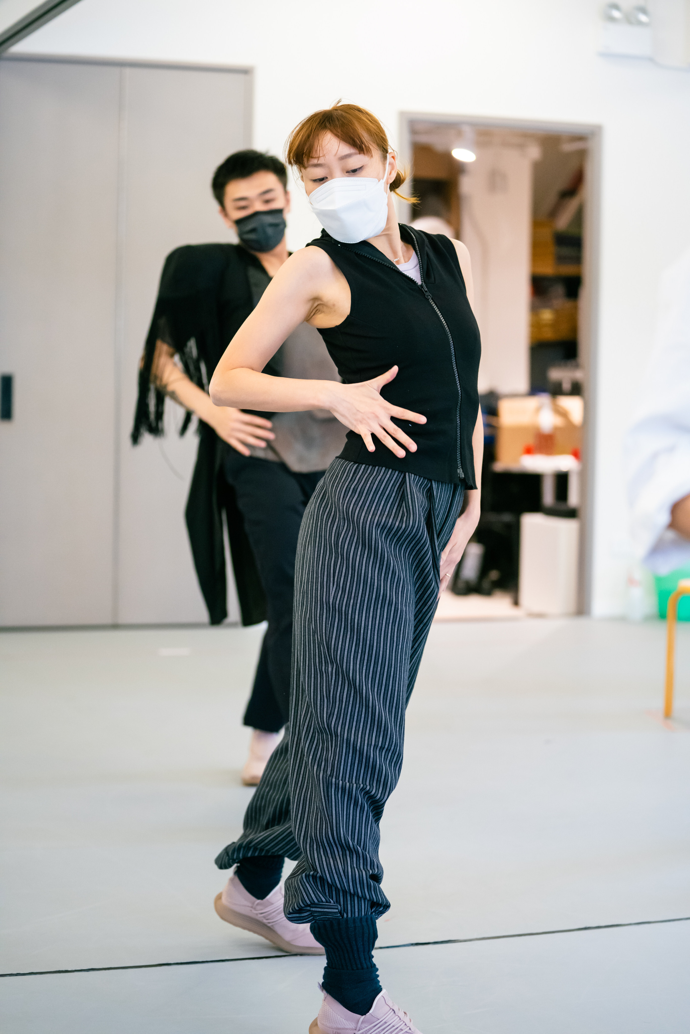 Hong Kong dancers explore home and identity in Home Sweat Home. CCDC’s Shirley Lok rehearses for the production. Photo: Lester Leung
