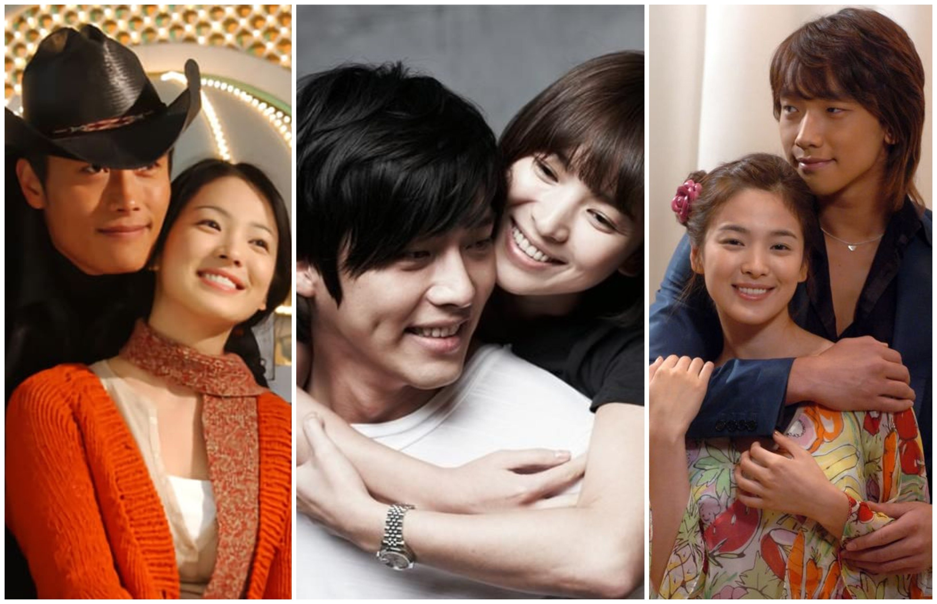 Song Hye-kyo has been romantically linked to many famous K-drama actors over the years, including Lee Byung-hun, Hyun Bin and Rain. Photos: KBS, SBS