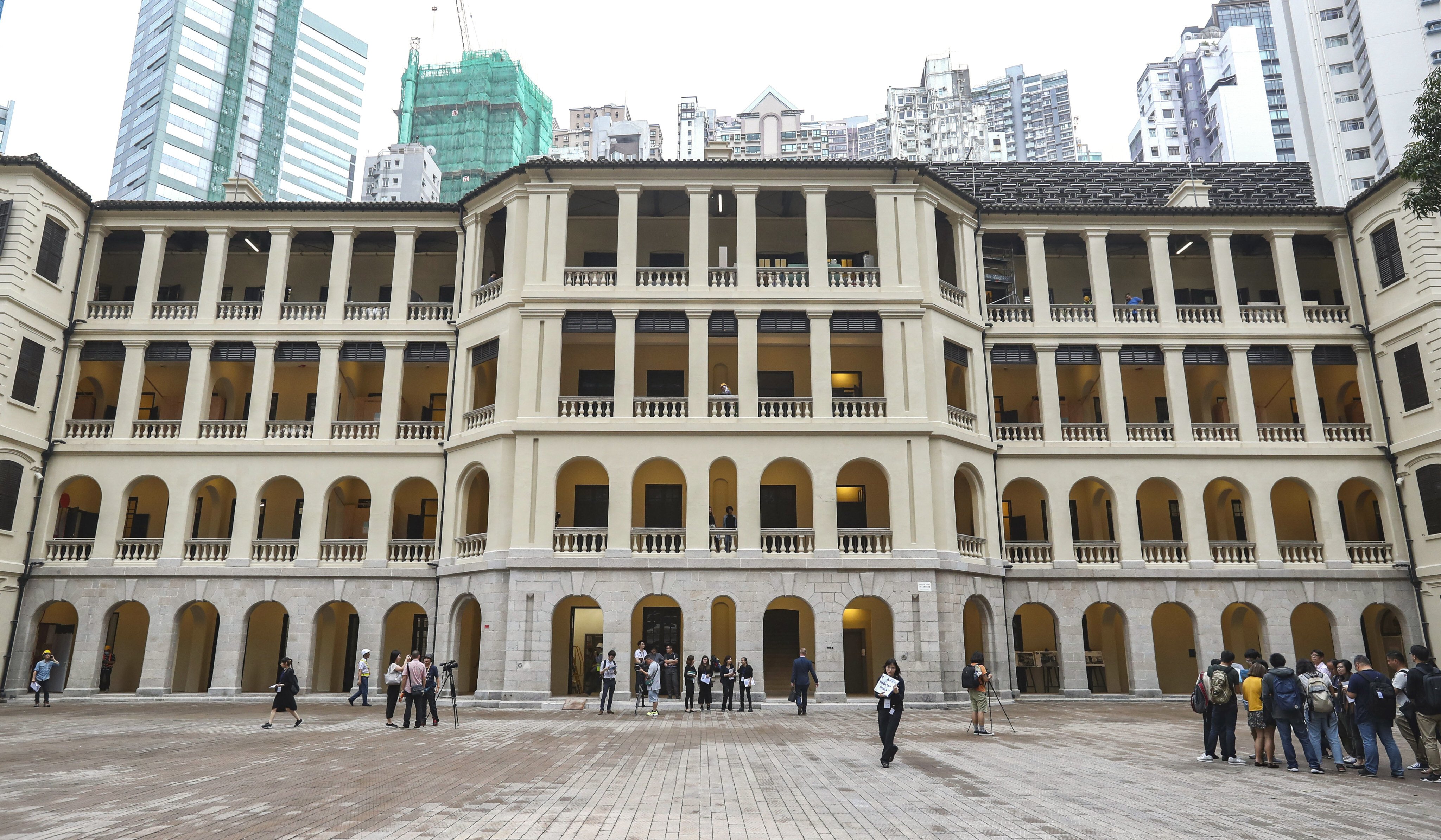 Tai Kwun, as the colonial era police station compound is called, during a media preview on 9 May 2018. Photo: Nora Tam