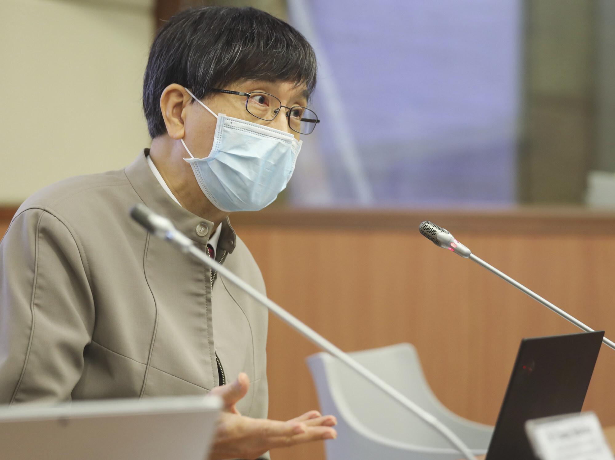Top Hong Kong government pandemic adviser Professor Yuen Kwok-yung. Photo: Xiaomei Chen