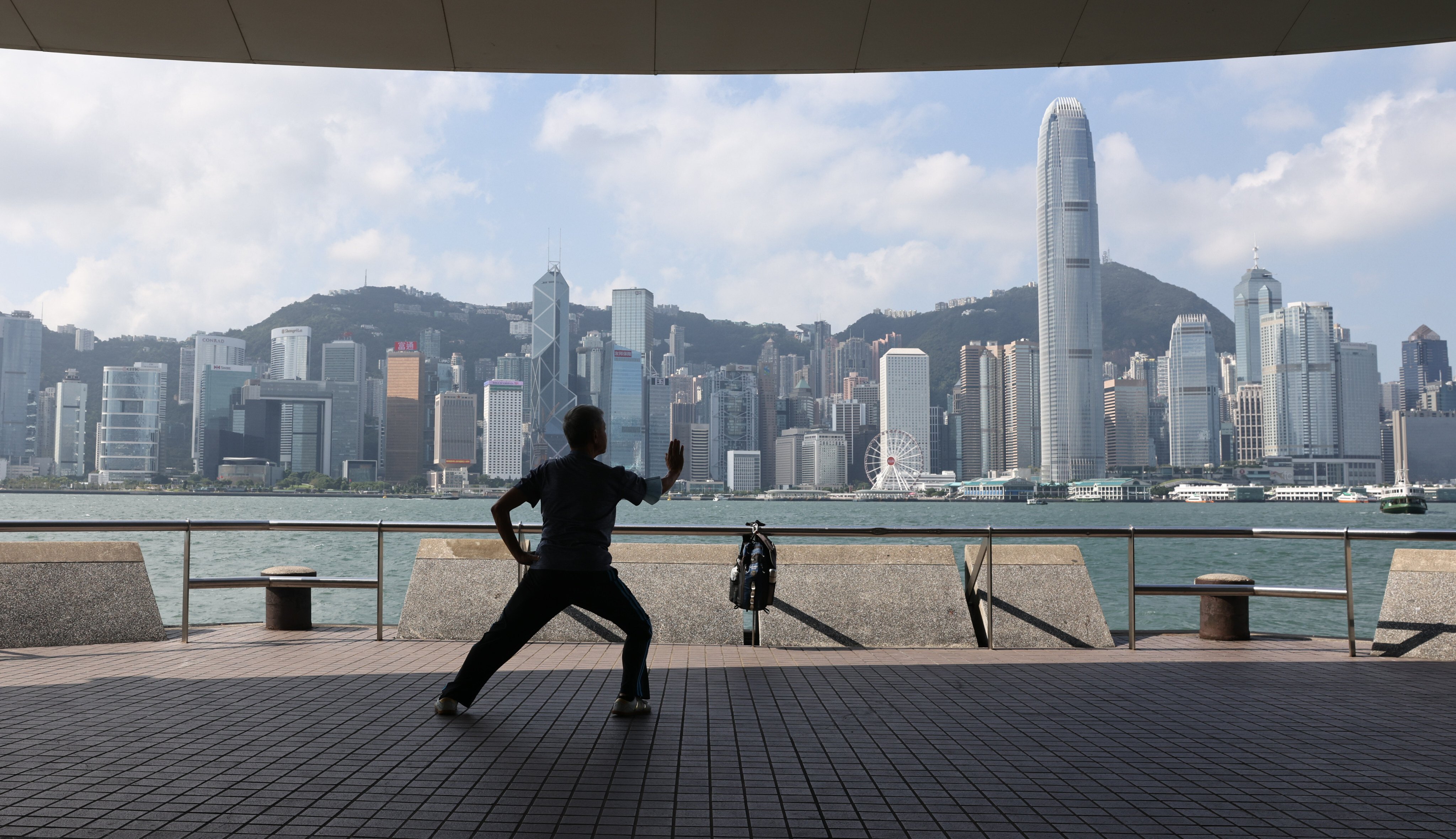 View point picture taken at Tsim Sha Tsui. 04OCT21 SCMP / K. Y. Cheng