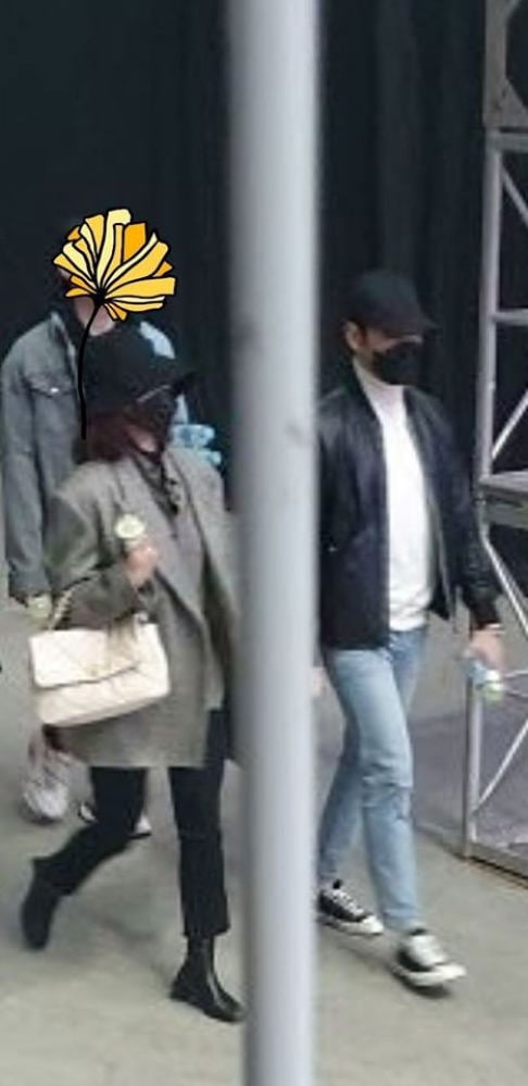 The couple were spotted at an IU concert. Photo: kstarlive.com
