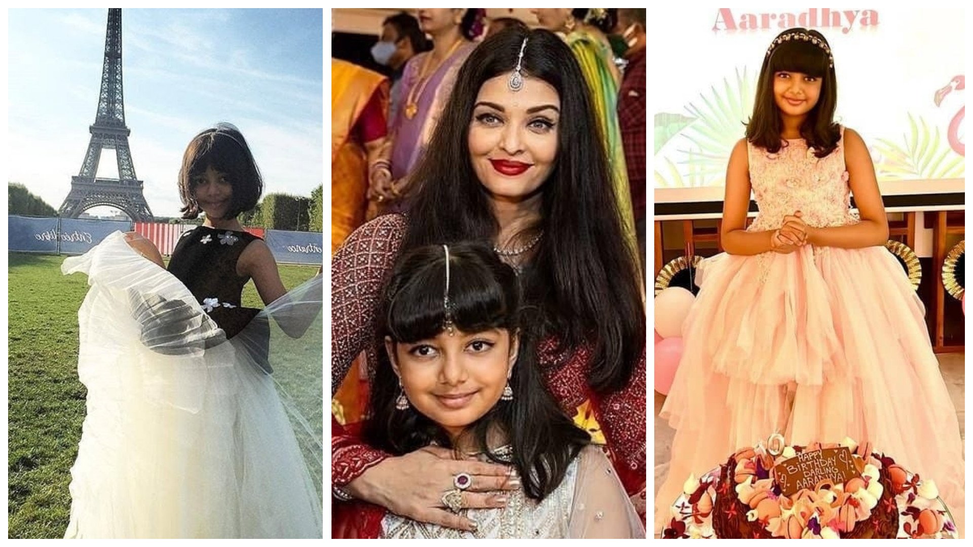 Abhishek Bachchan and Aishwarya Rai Bachchan’s 10-year-old daughter, Aaradhya, is already living it up. Photos: @aaradhyabachchan_/Instagram