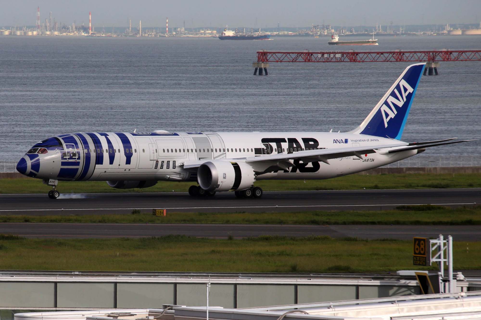 Звездный ana boeing 787-9 dreamliner star wars