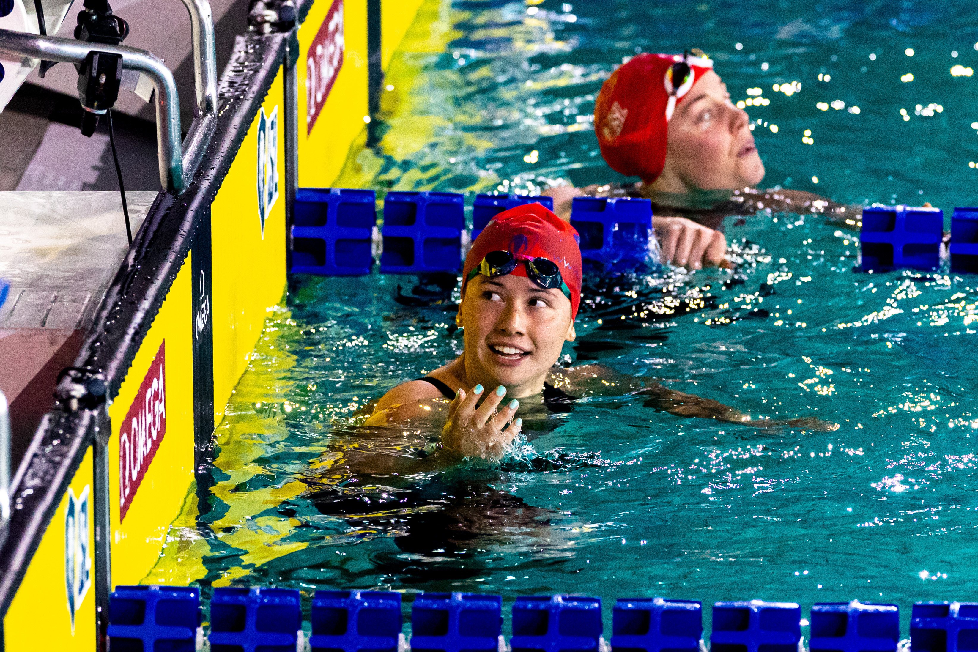 Hong Kong’s Siobhan Haughey after winning her race for Energy Standard in the International Swimming League in Eindhoven, the Netherlands. Photo: Getty Images