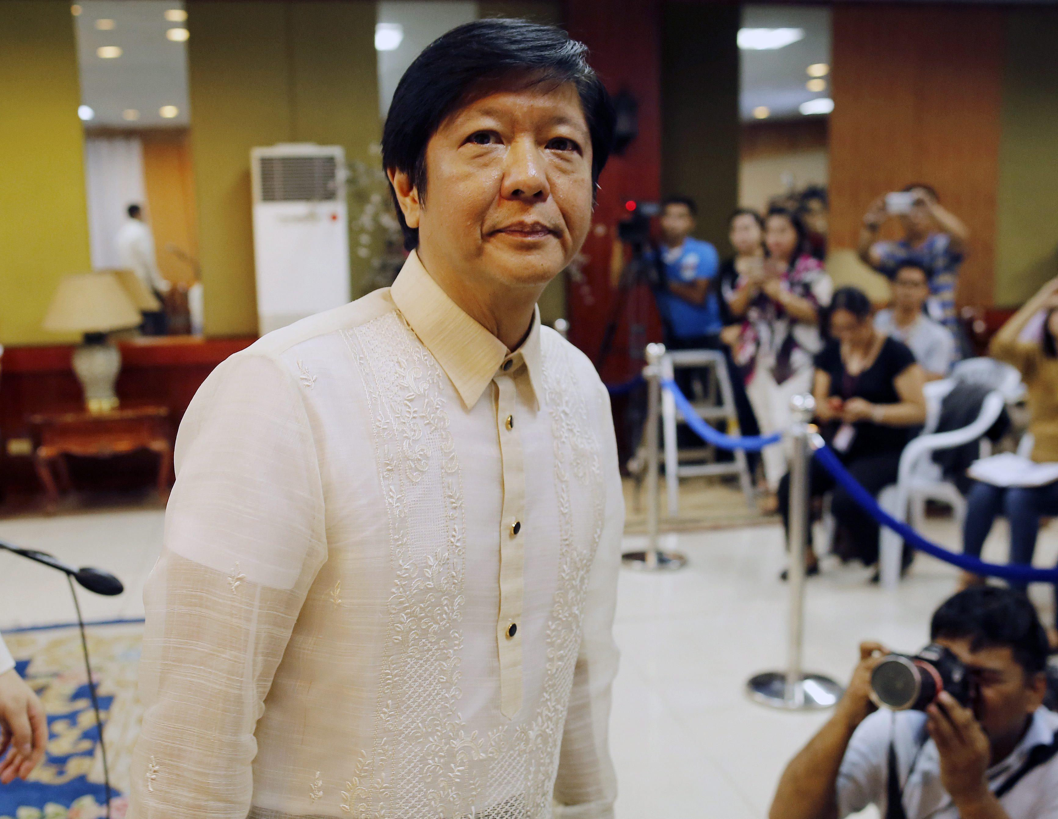 Ferdinand ‘Bongbong’ Marcos’ presidential bid has been beset by bizarre claims. File photo: EPA