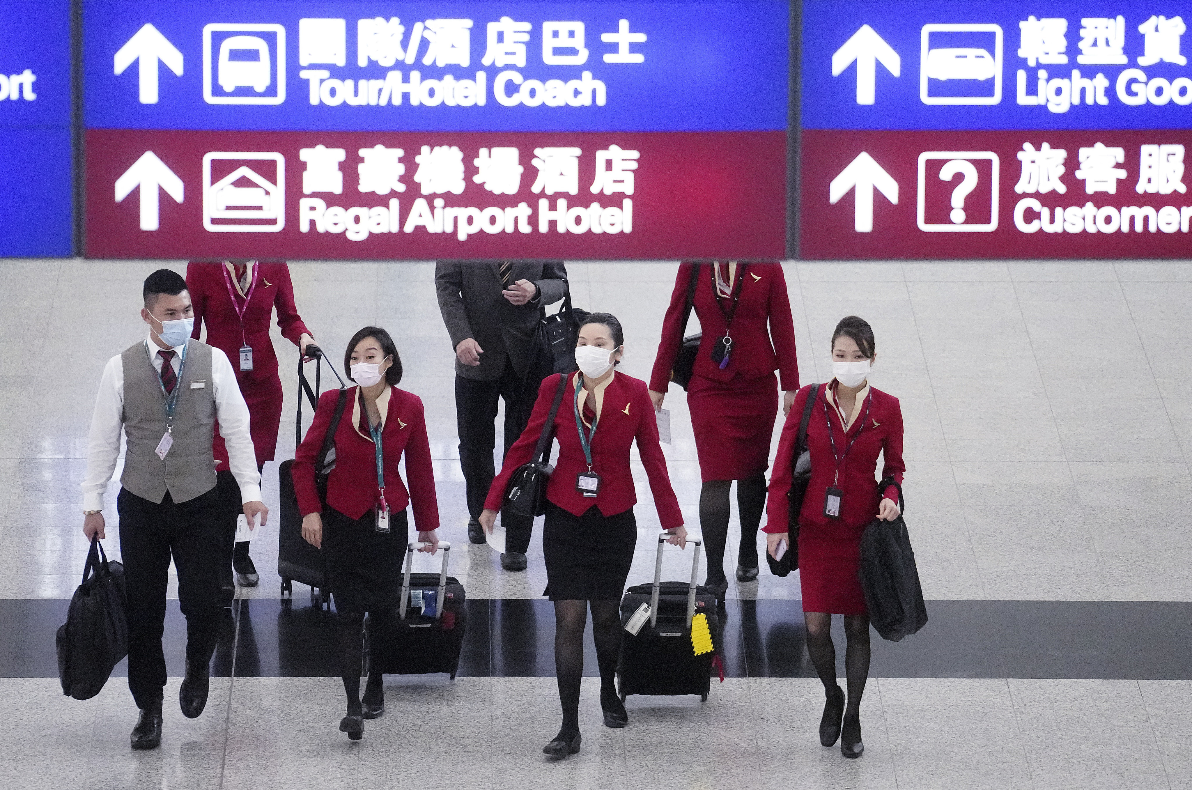 Hong Kong has asked airlines to begin creating separate teams that will strictly work flights to mainland China. Photo: Winson Wong