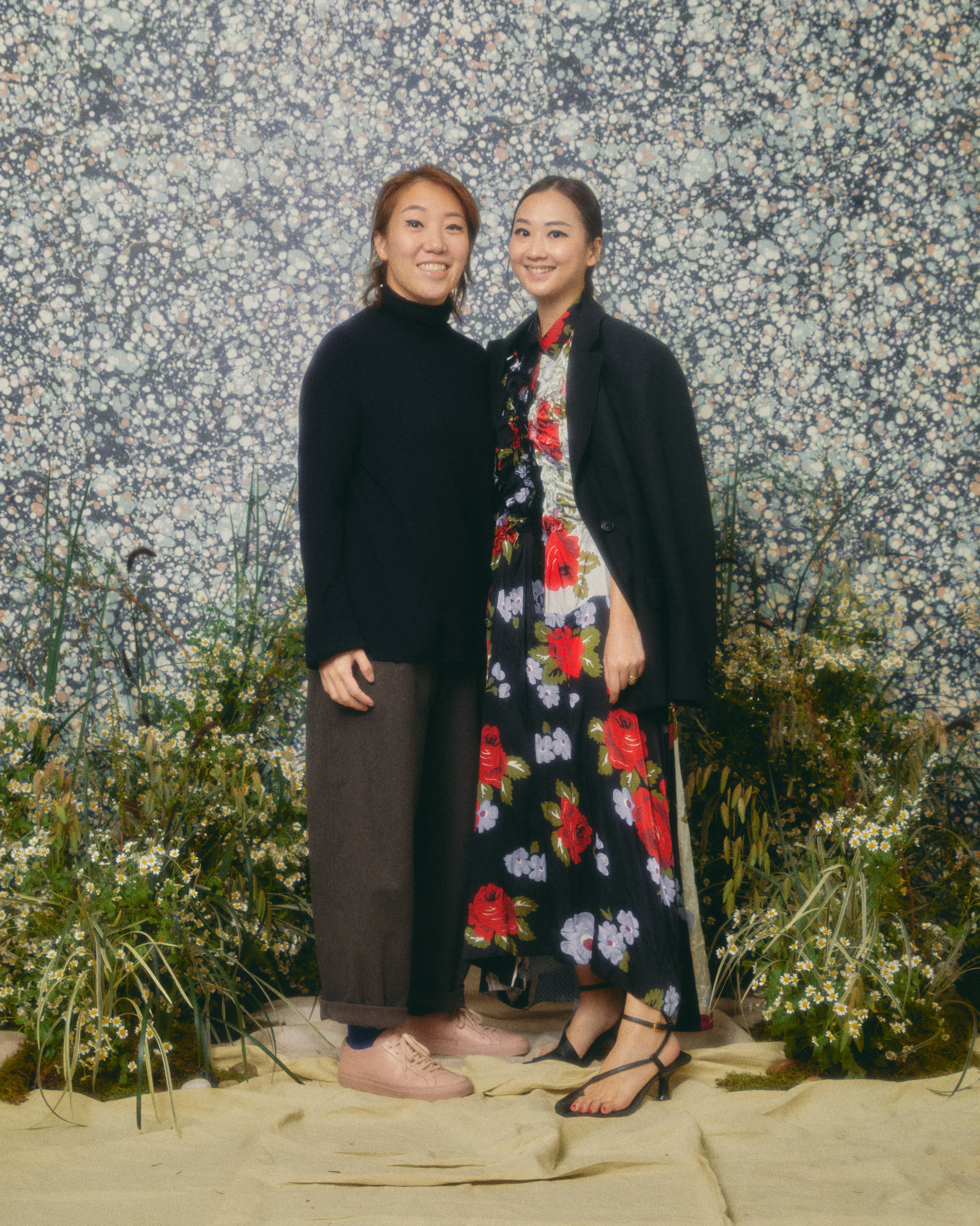 Jacqueline Chak (left) and Genevieve Chew, founders of Editecture, at the opening of a pop-up store designed and curated by them for Matchesfashion at Belowground, Landmark, Hong Kong. Photo: Alex Maeland