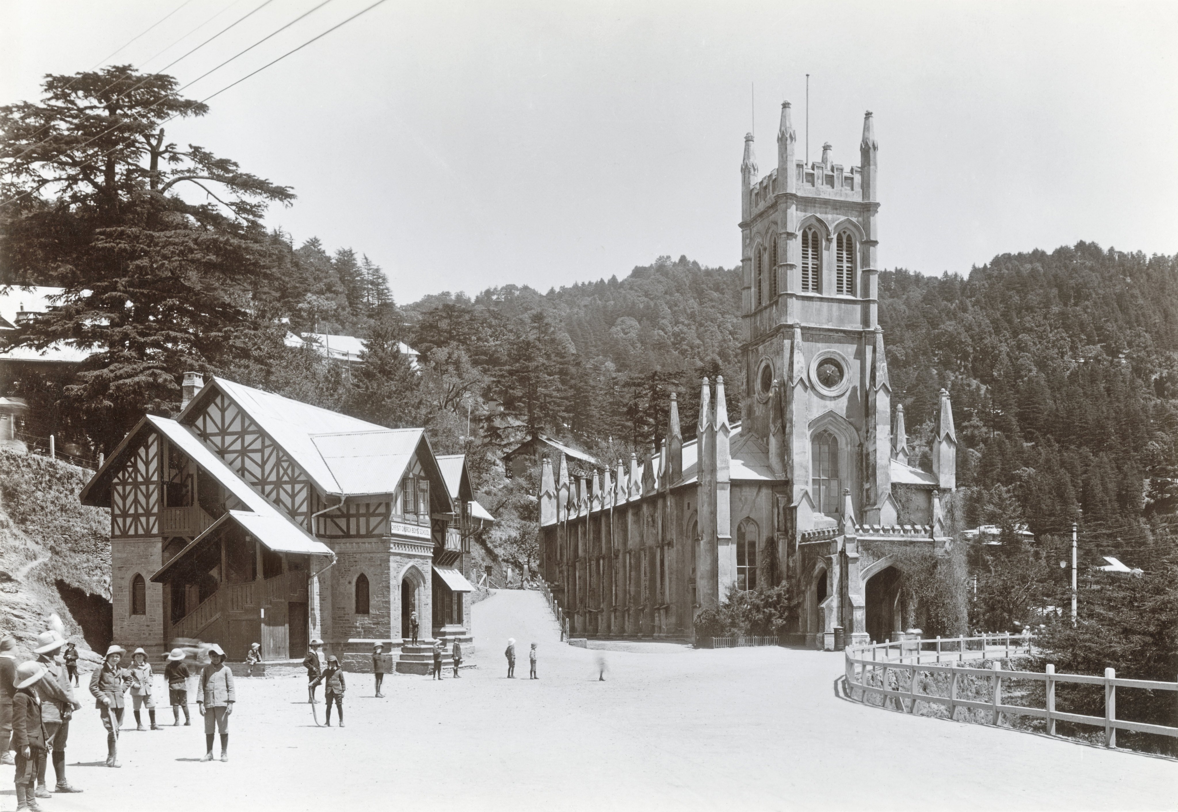 The British hill station in Simla, India, circa 1880. Photo: Getty Images