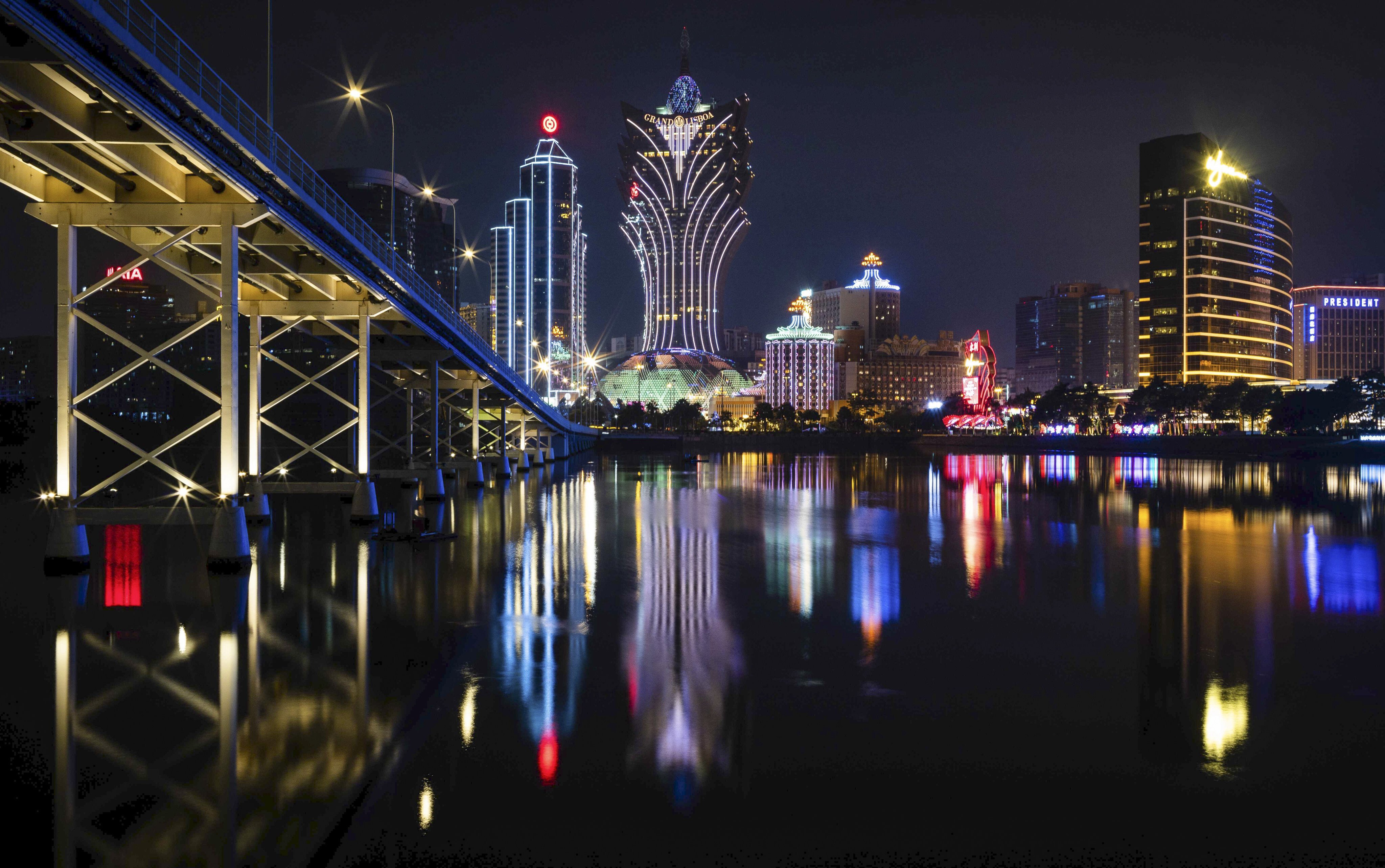 The gaming industry in Macau has contributed greatly to its economy, but the sector has been shrinking amid a crackdown. Photo: AFP