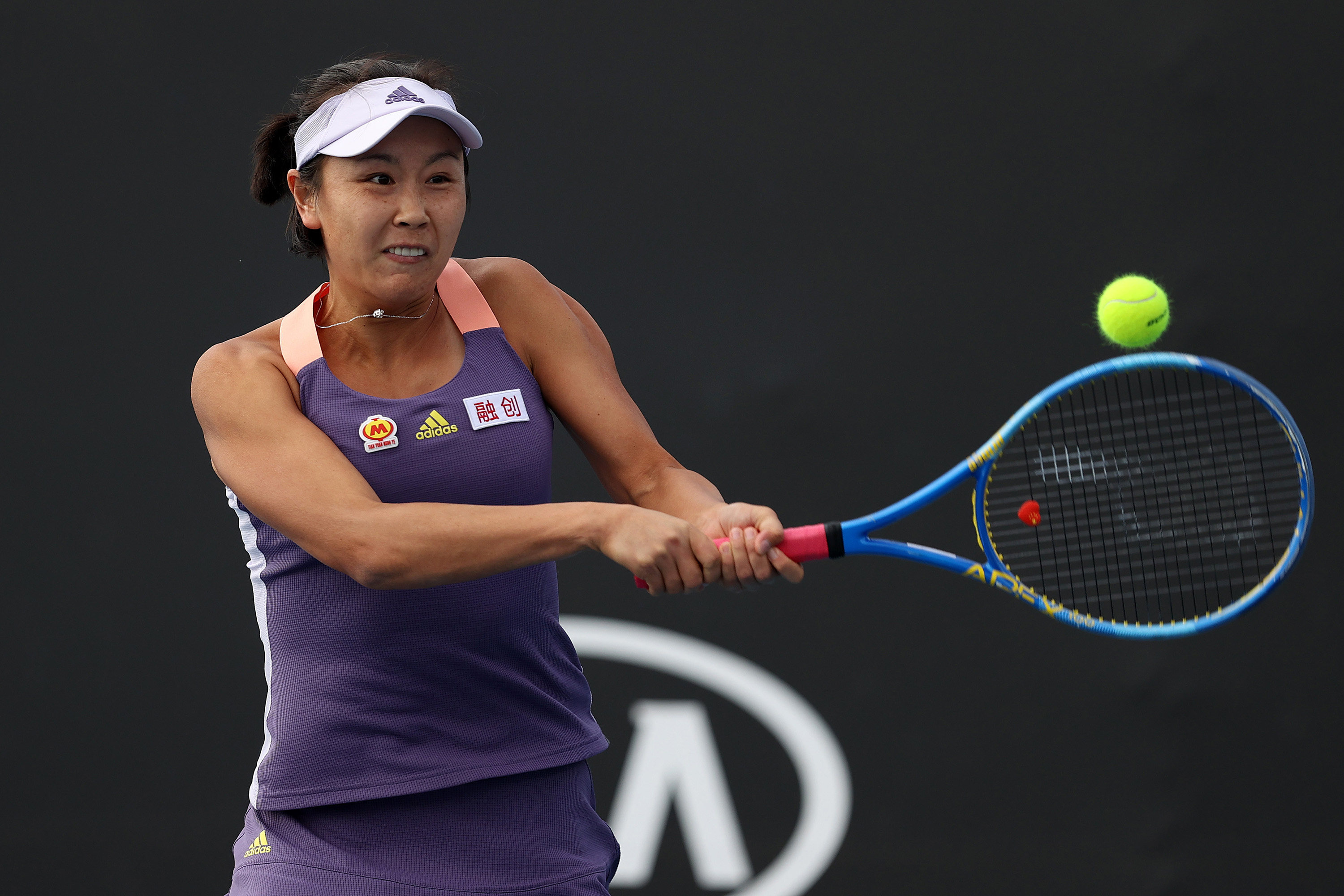 Peng Shuai Peng competing in the Australian Open in January 2020. Photo: Getty Images/TNS