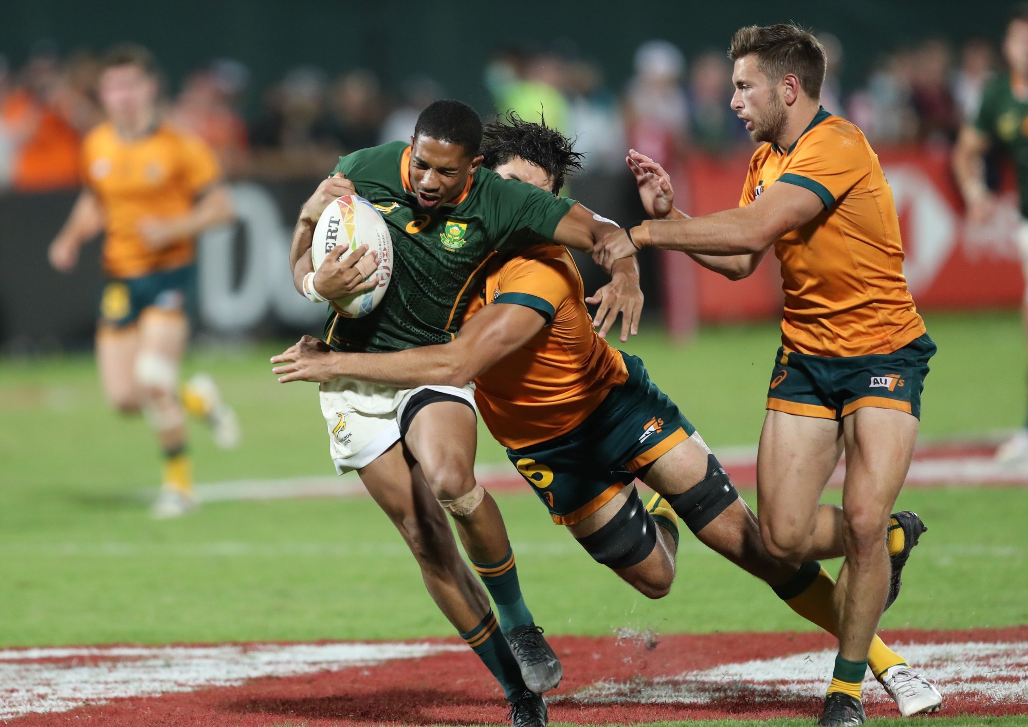 South Africa pull off Dubai Sevens rugby double, as Fiji fail to make ...