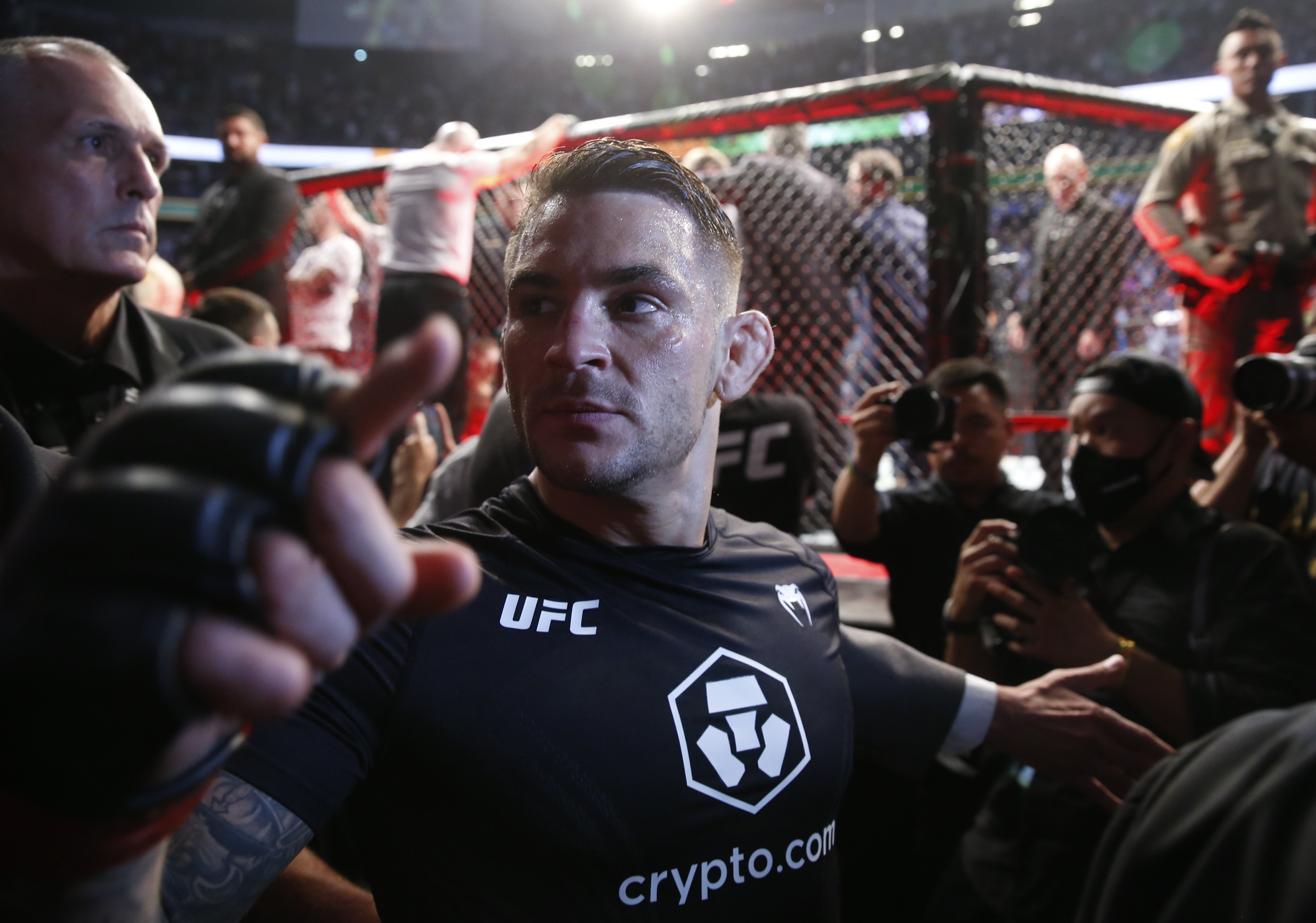 Is Dustin Poirier ready for superstar status this weekend? His title fight against Charles Oliveira may prove a defining moment in his career at UFC 269. Photo: Reuters