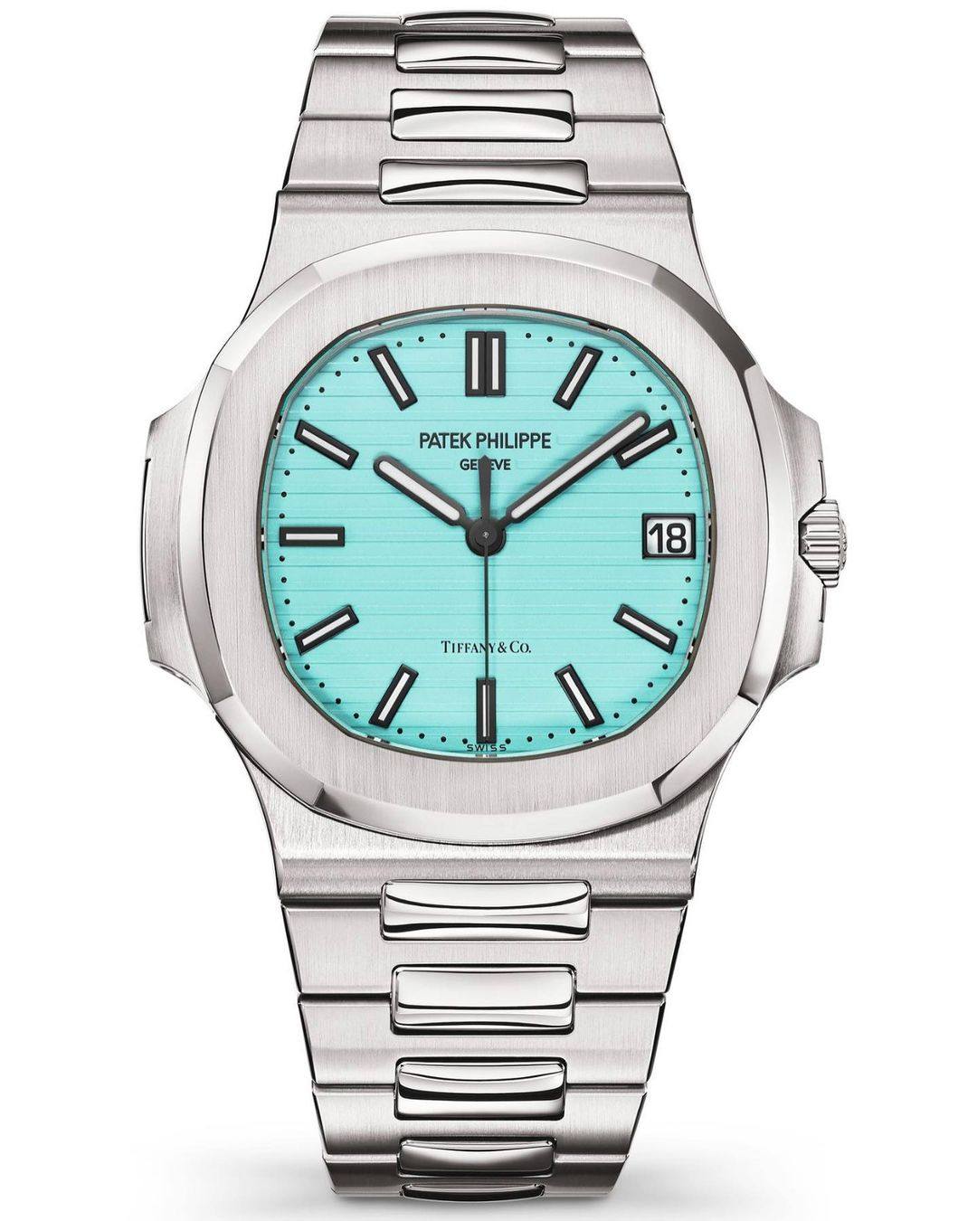 One last time, with feel: Patek Philippe’s discontinued Nautilus 5711 has been revived for a one-off anniversary collaboration with Tiffany & Co., limited to a run of 170 and priced at US$52,635. Photo: Tiffany & Co.
