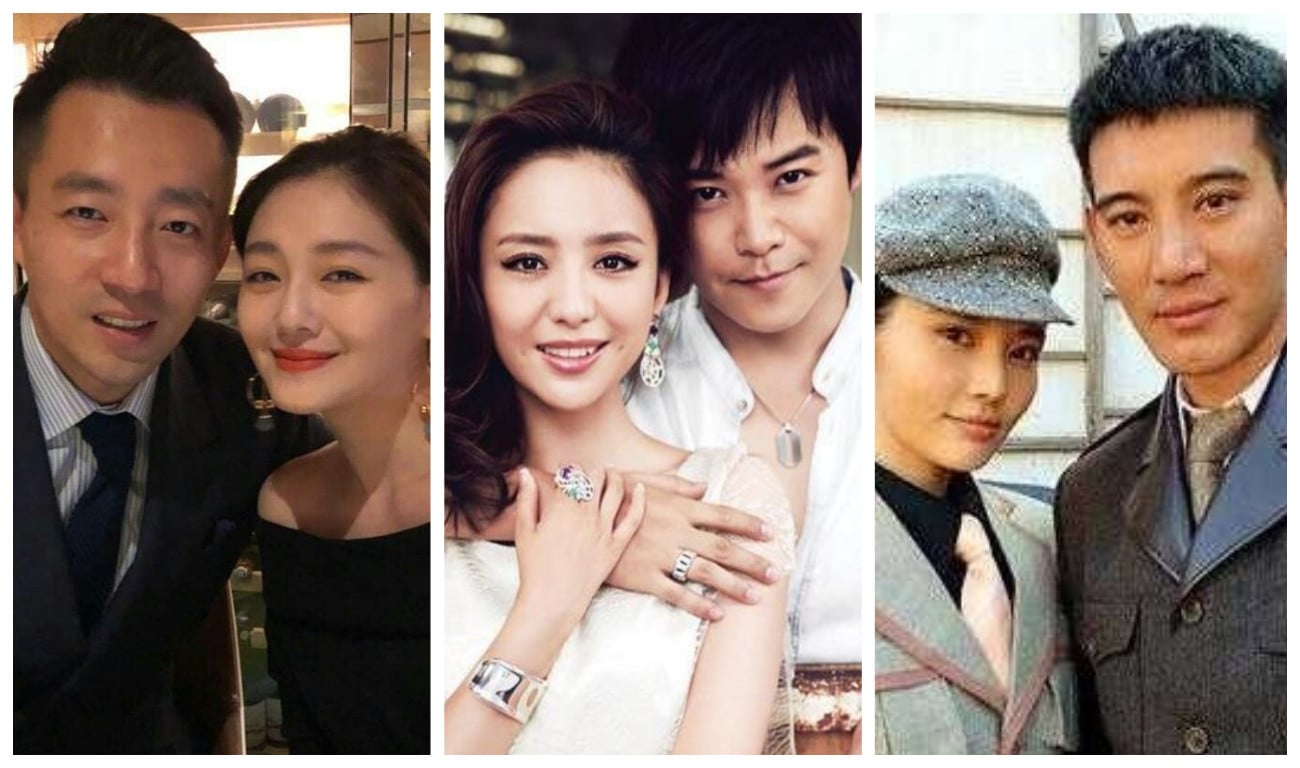 Chinese celebrities Barbie Hsu and Wang Xiaofei, Tong Liya and Chen Sicheng, and Liang Jie and Purba Rgyal all broke up this year. Photos: @barbiehsu.fp/Instagram, ent.sina.com.cn, uetie.com