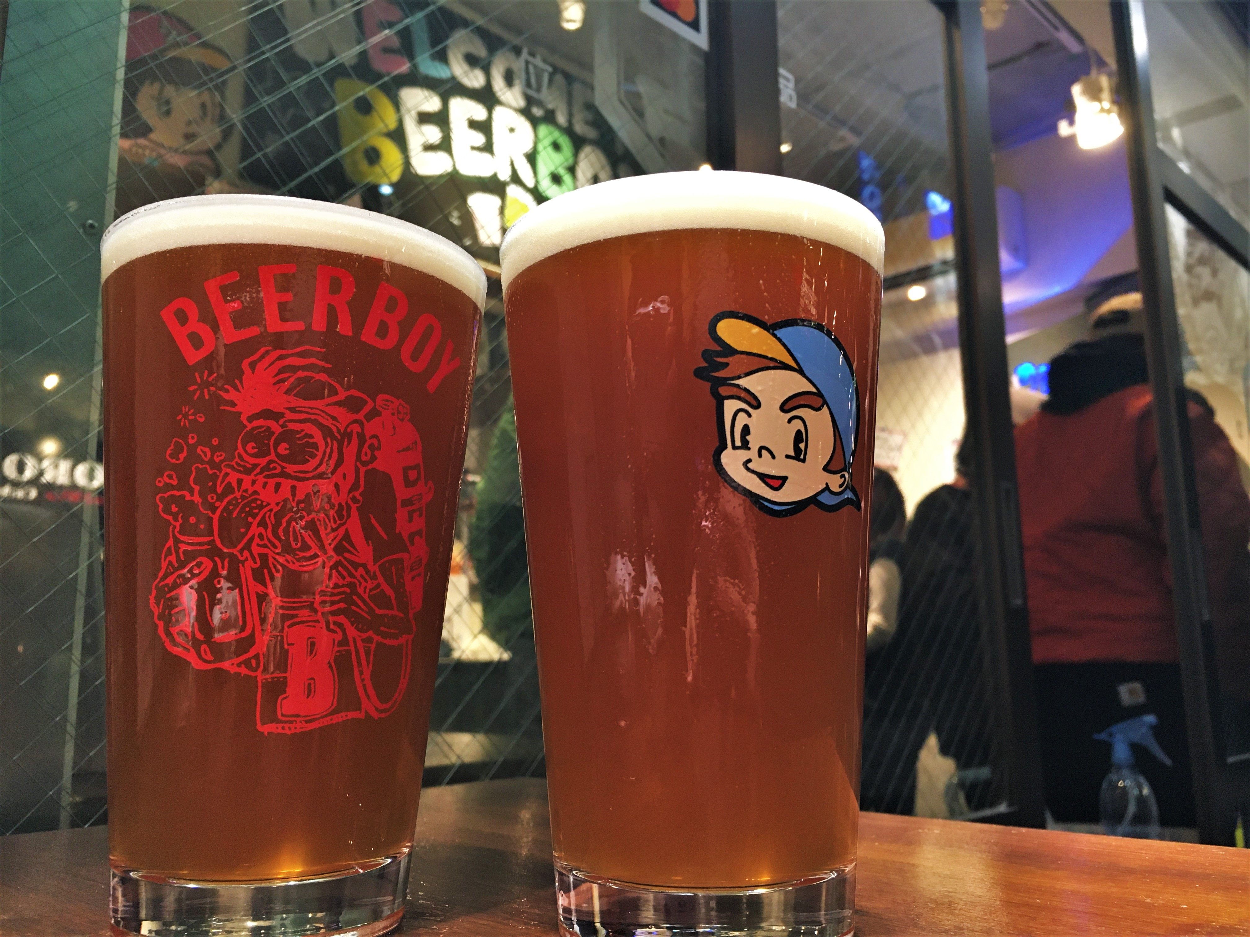 A glass of Shiga Kogen IPA, one of a dozen or so beers on tap at craft beer bar Beer Boy in Nakameguro, Tokyo. Photo: Russell Thomas