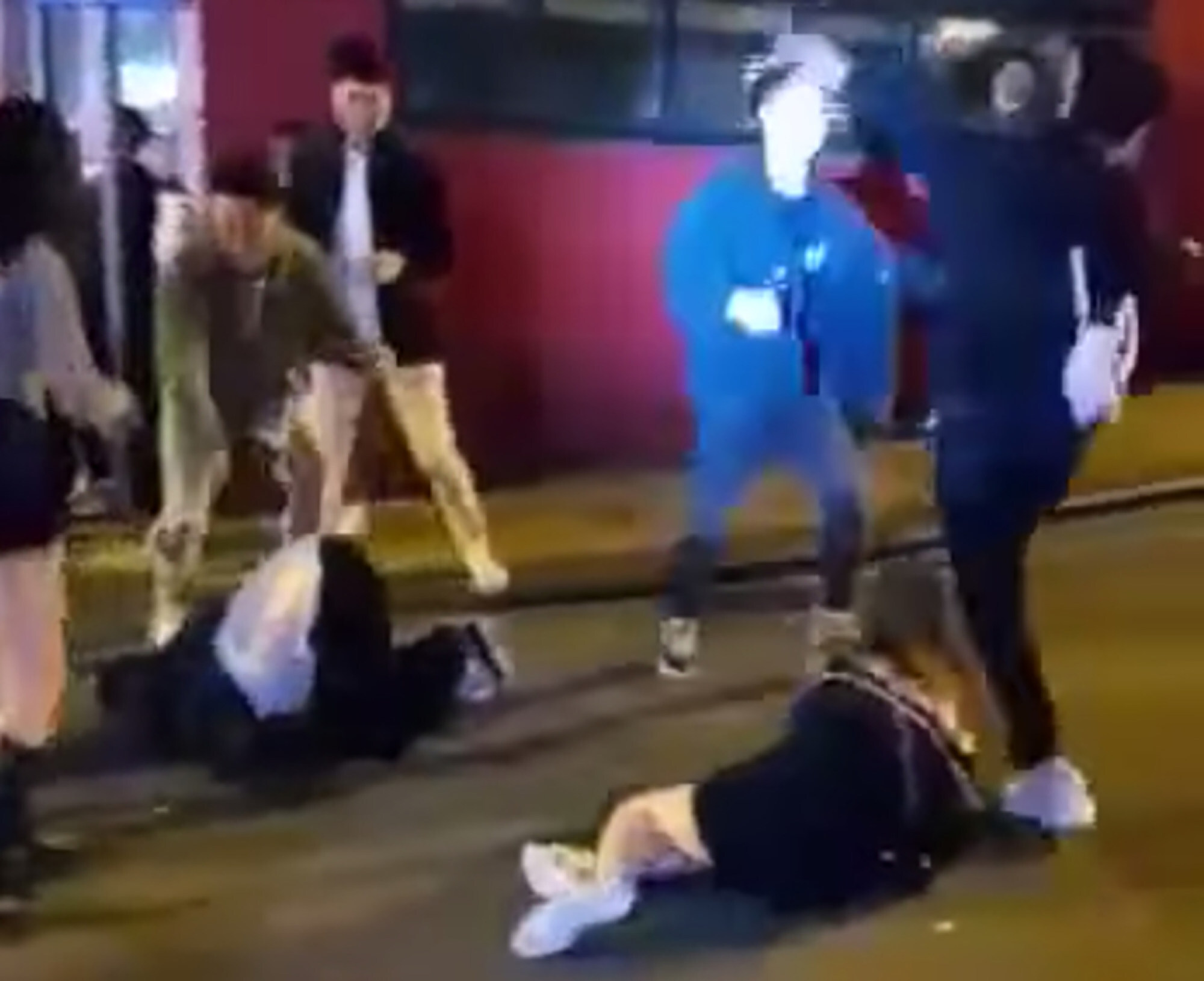 The fight erupted in the early hours of Sunday. Photo: Facebook