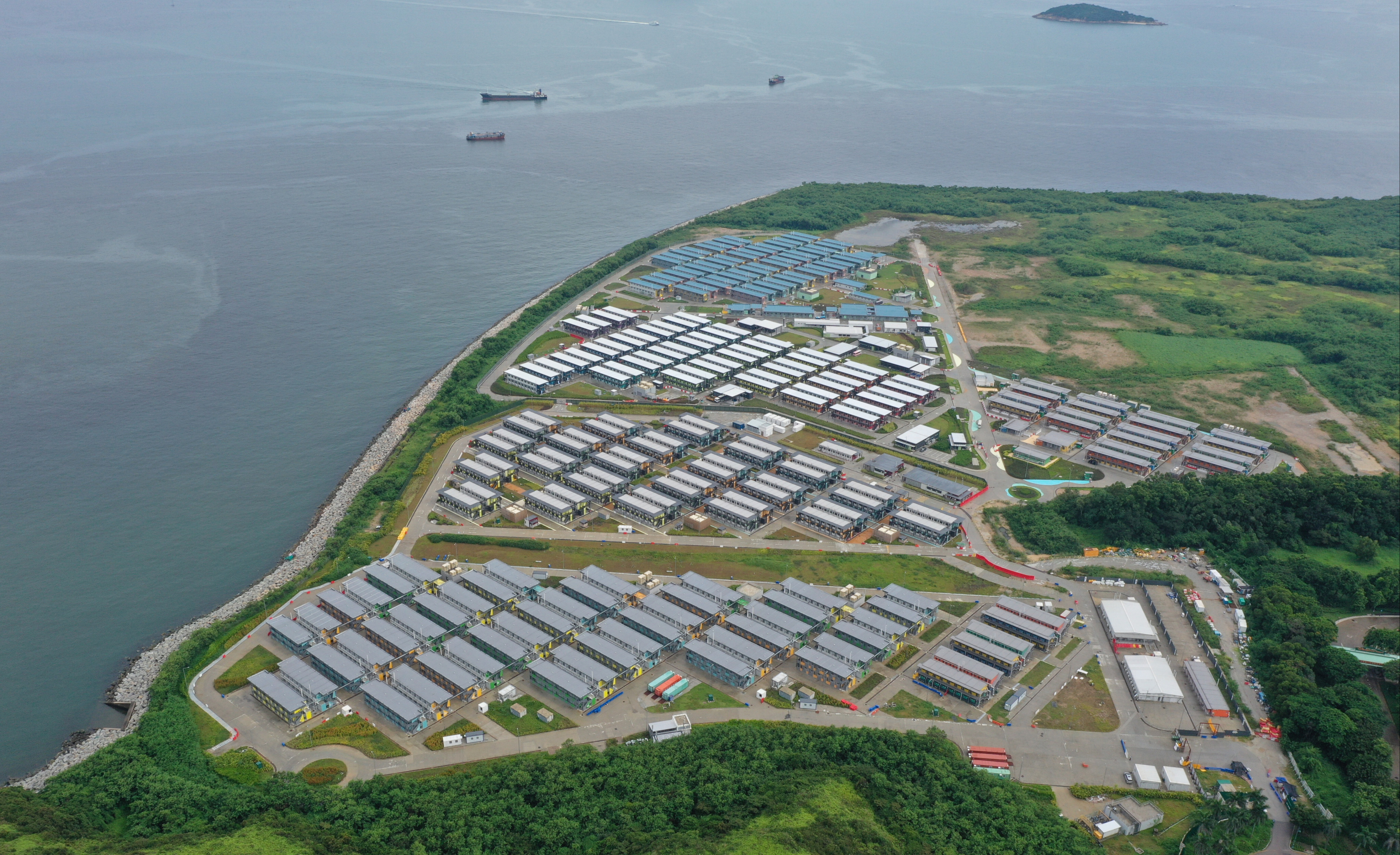 City residents returning from the US will soon have to spend their first seven days of quarantine at the government’s camp at Penny’s Bay. Photo: May Tse