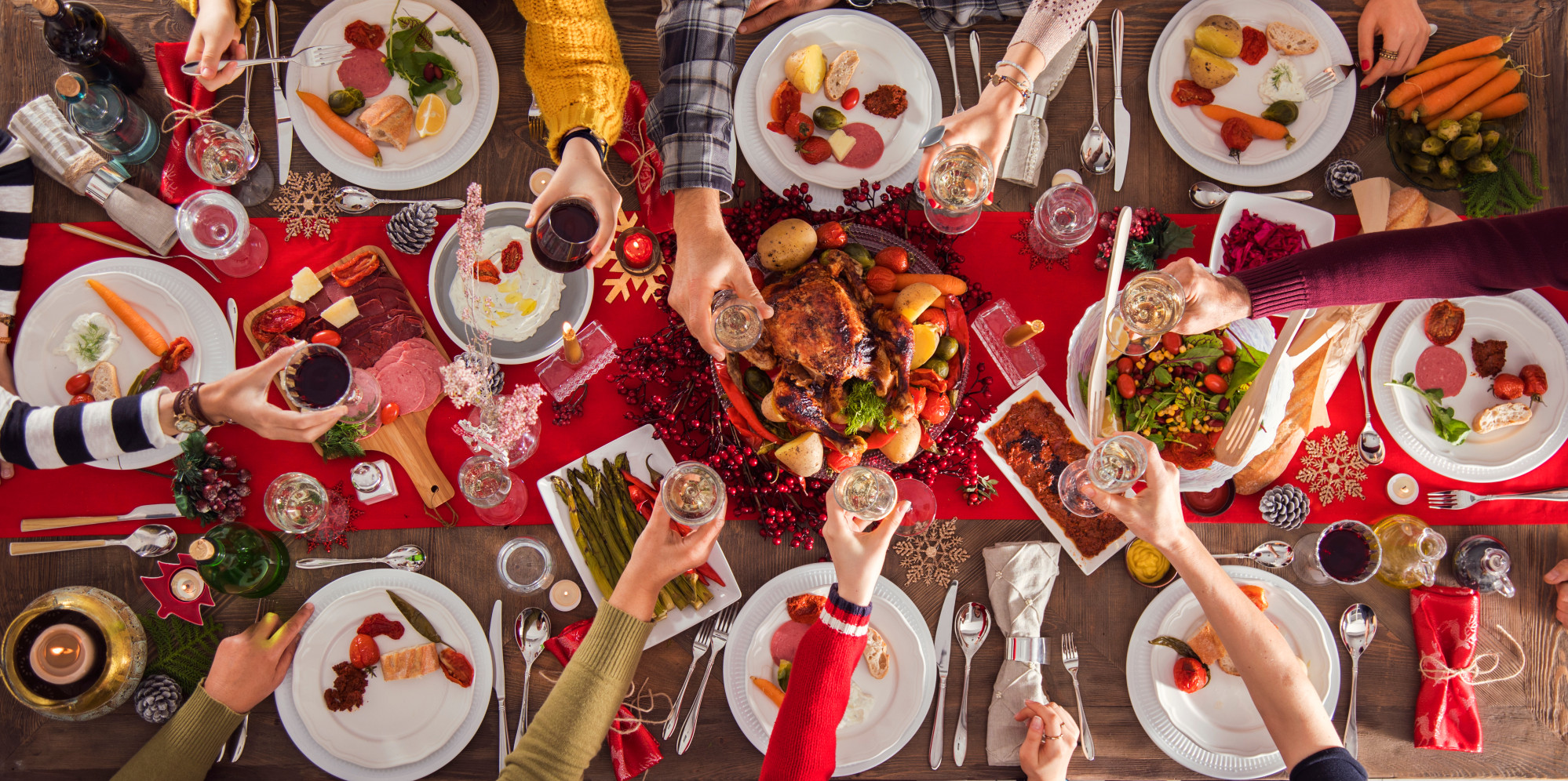 Ask your dinner guests to bring a favourite dish. Photo: Shutterstock