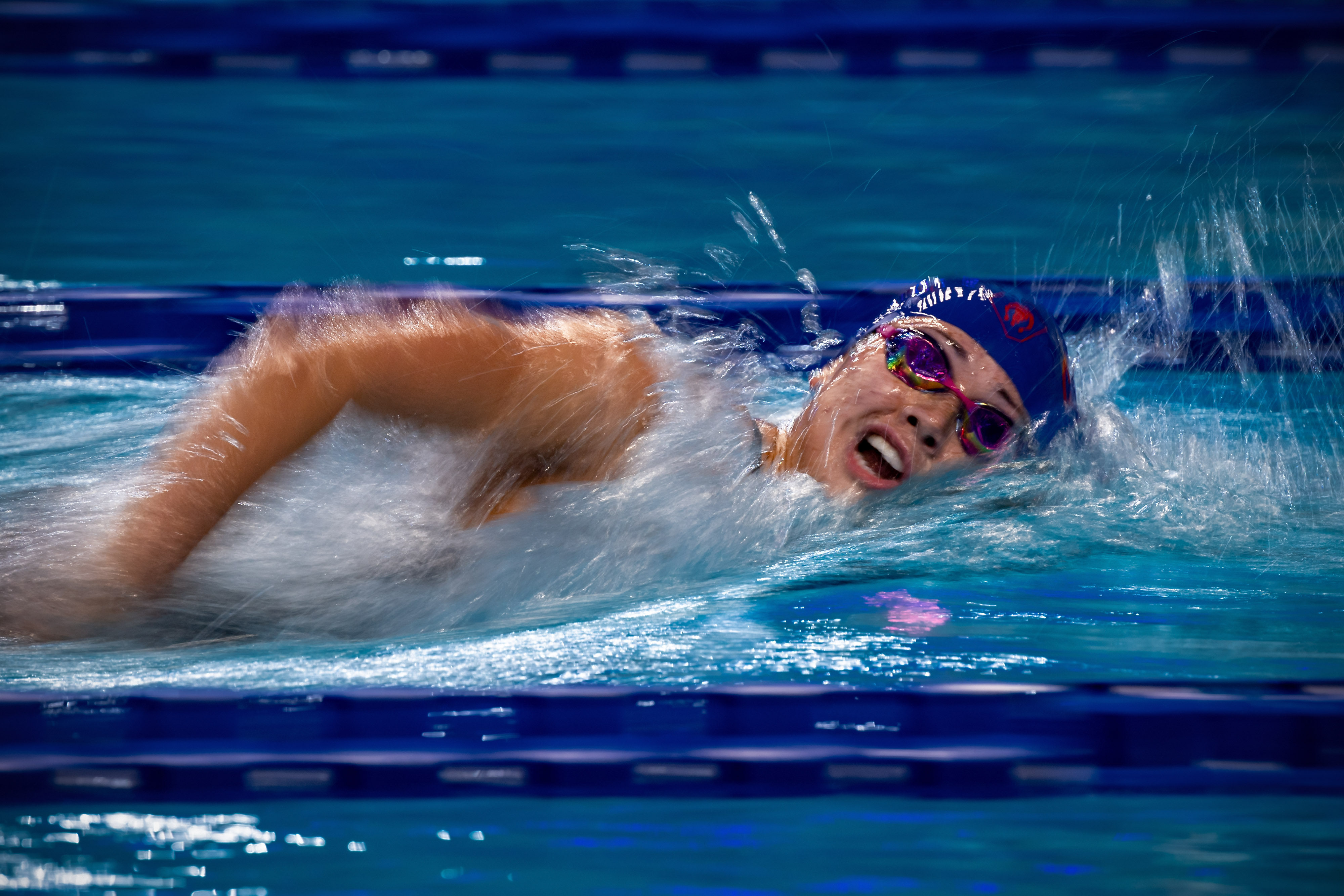 Siobhan Haughey in the 2021 International Swimming League in Naples. Photo: Deepbluemedia / Insidefoto