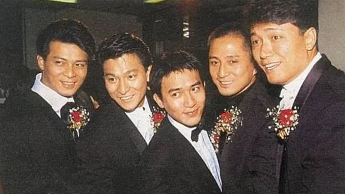 TVB’s “Five Tiger Generals” included Felix Wong Yat-wah, Andy Lau, Tony Leung, Kent Tong Chun-yip and Michael Miu Kiu-wai. Photo: Weibo