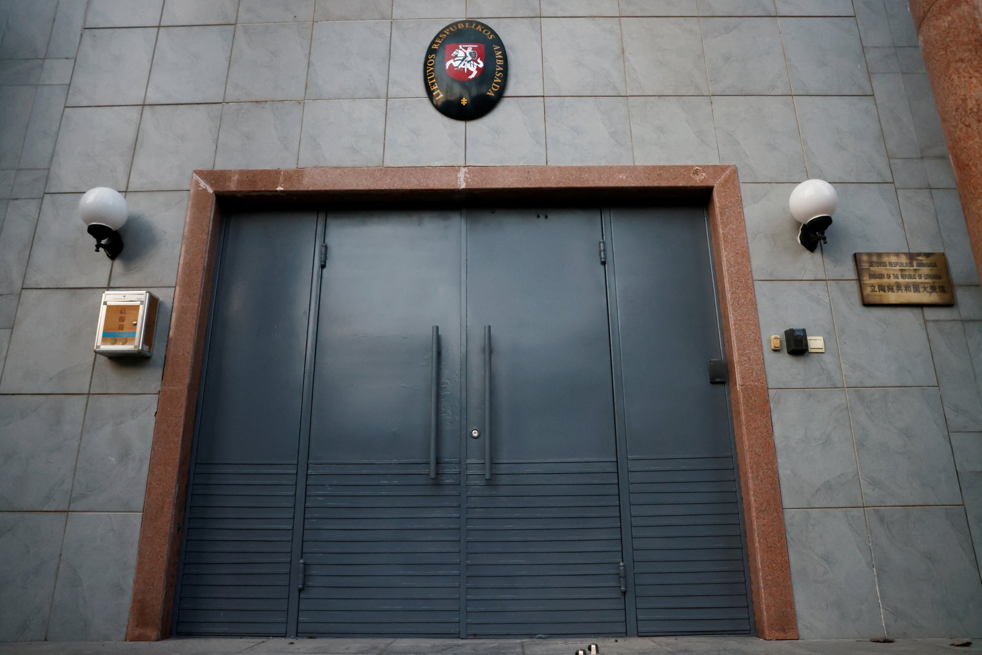 Lithuanian diplomats have been withdrawn from China, citing safety concerns. Photo: Reuters