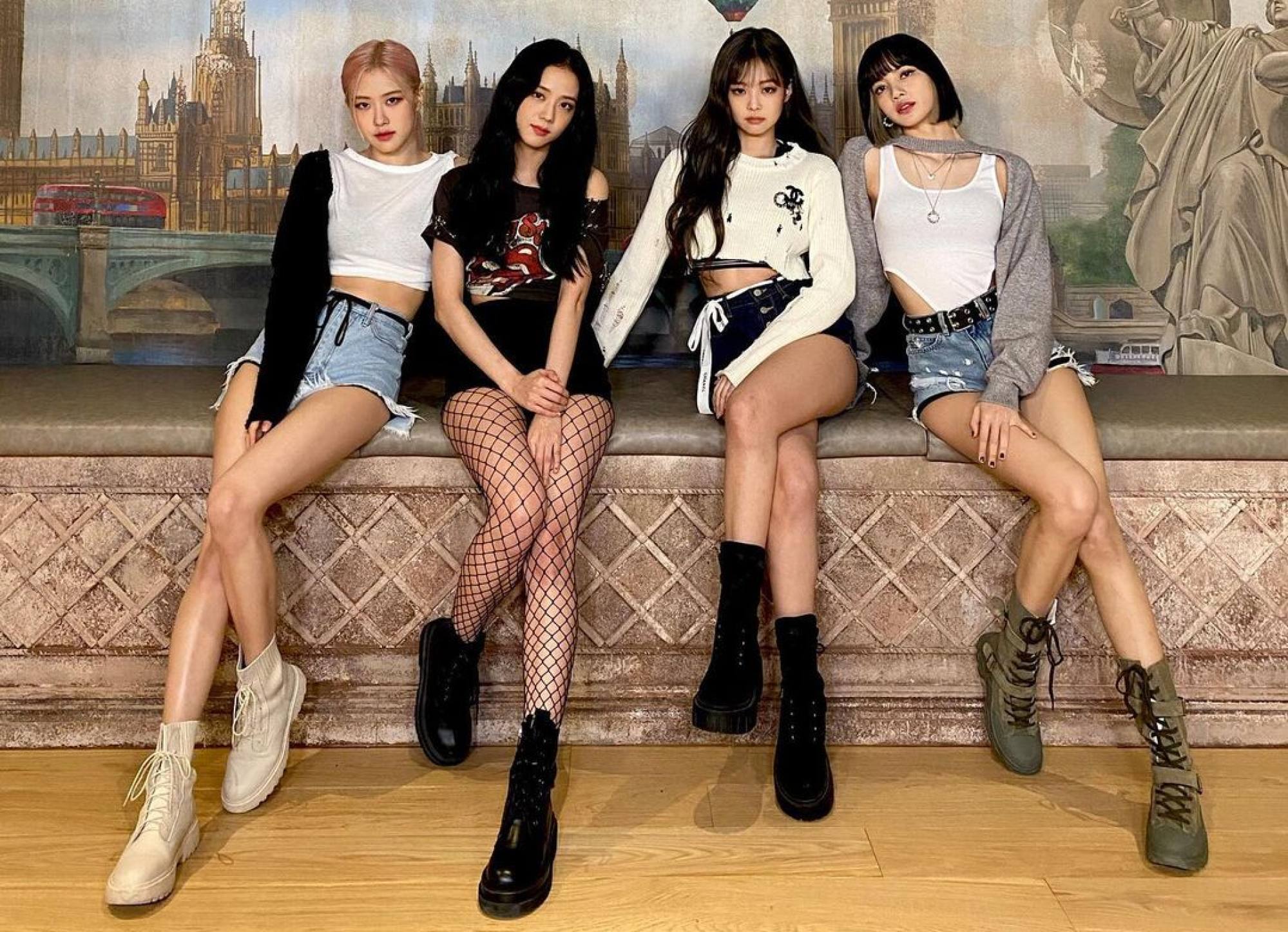 Blackpink members Rosé, Jisoo, Jennie and Lisa. Photo: @blackpinkofficial/Instagram