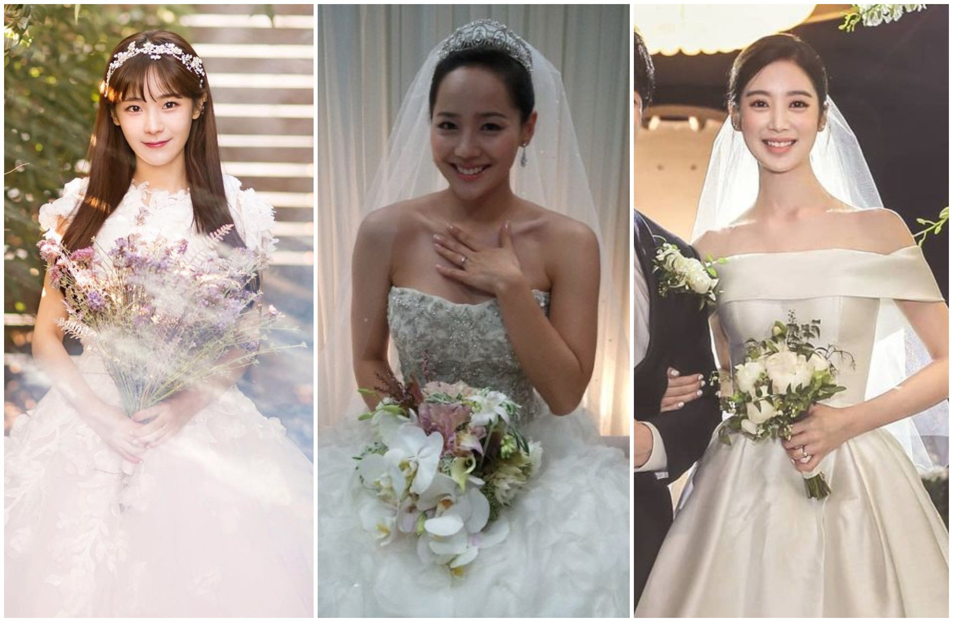 Korean actress wedding on sale dress